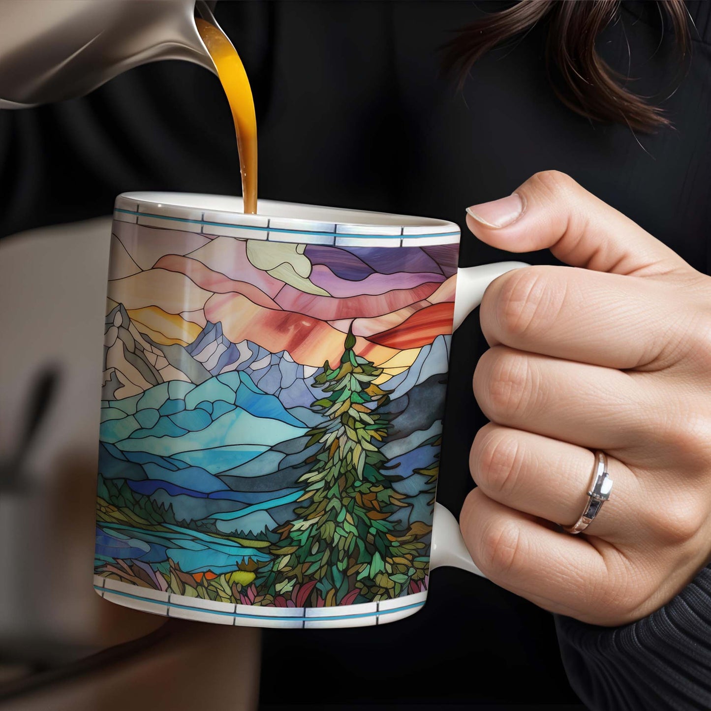 Explore Majestic Mountains Coffee Mug