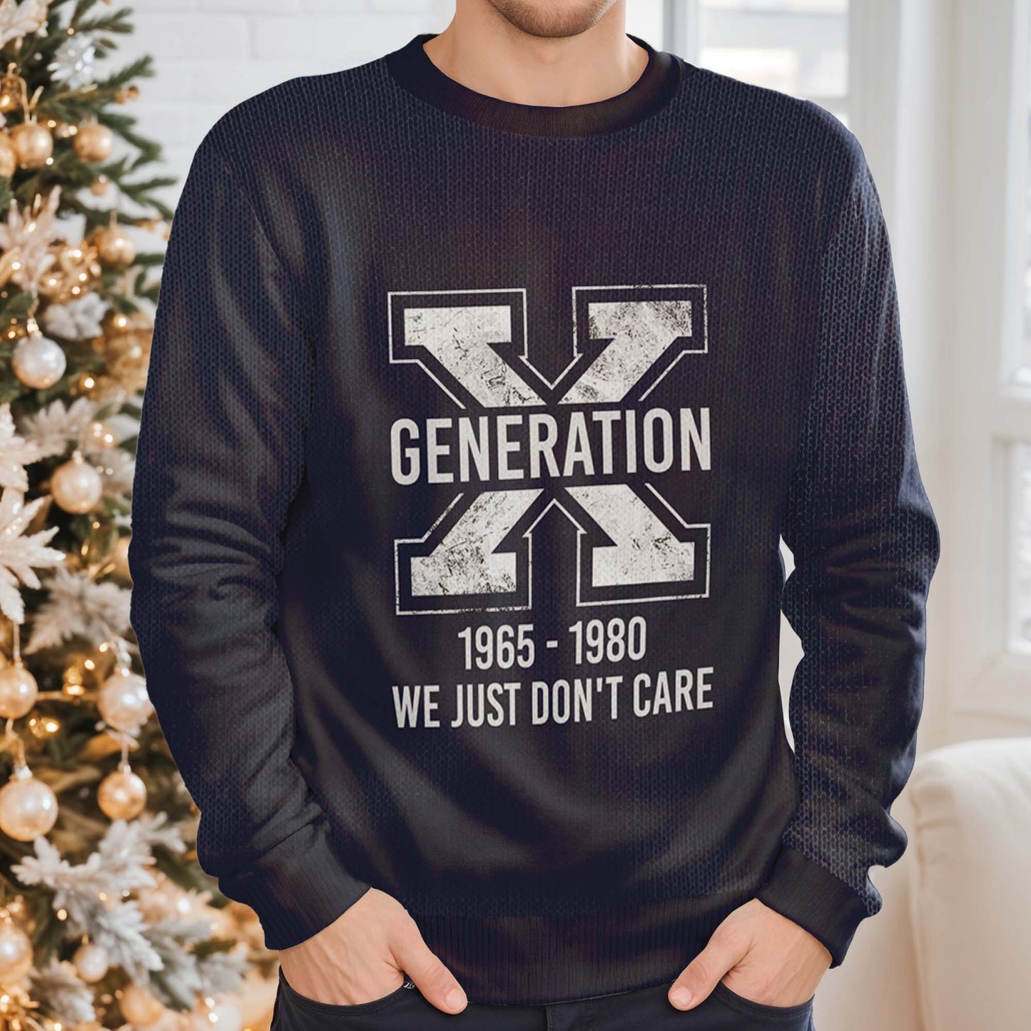 Generation X We Just Don't Care Unisex Jumper