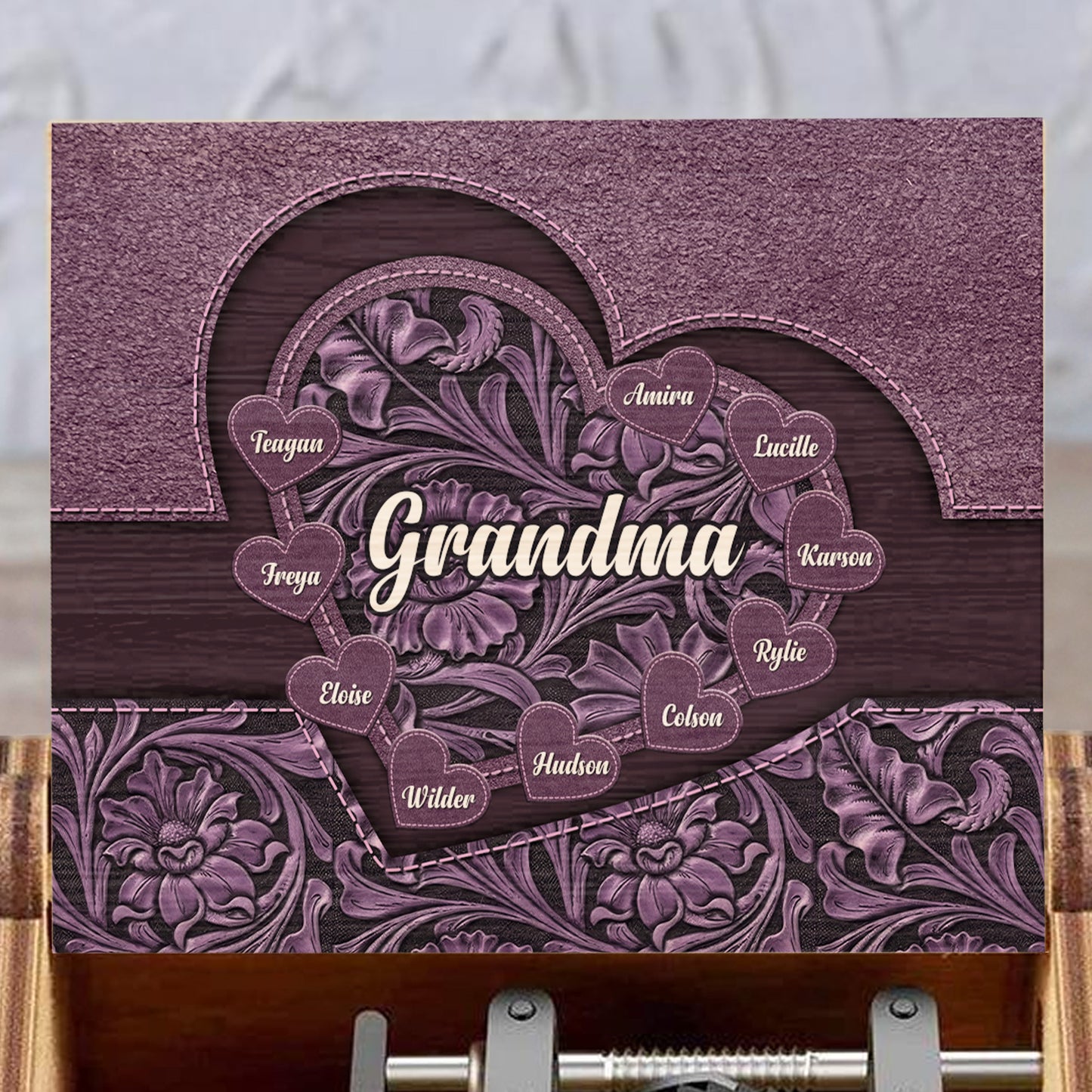 Grandma You Are My Sunshine With Floral Patterns