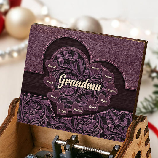 Grandma You Are My Sunshine With Floral Patterns