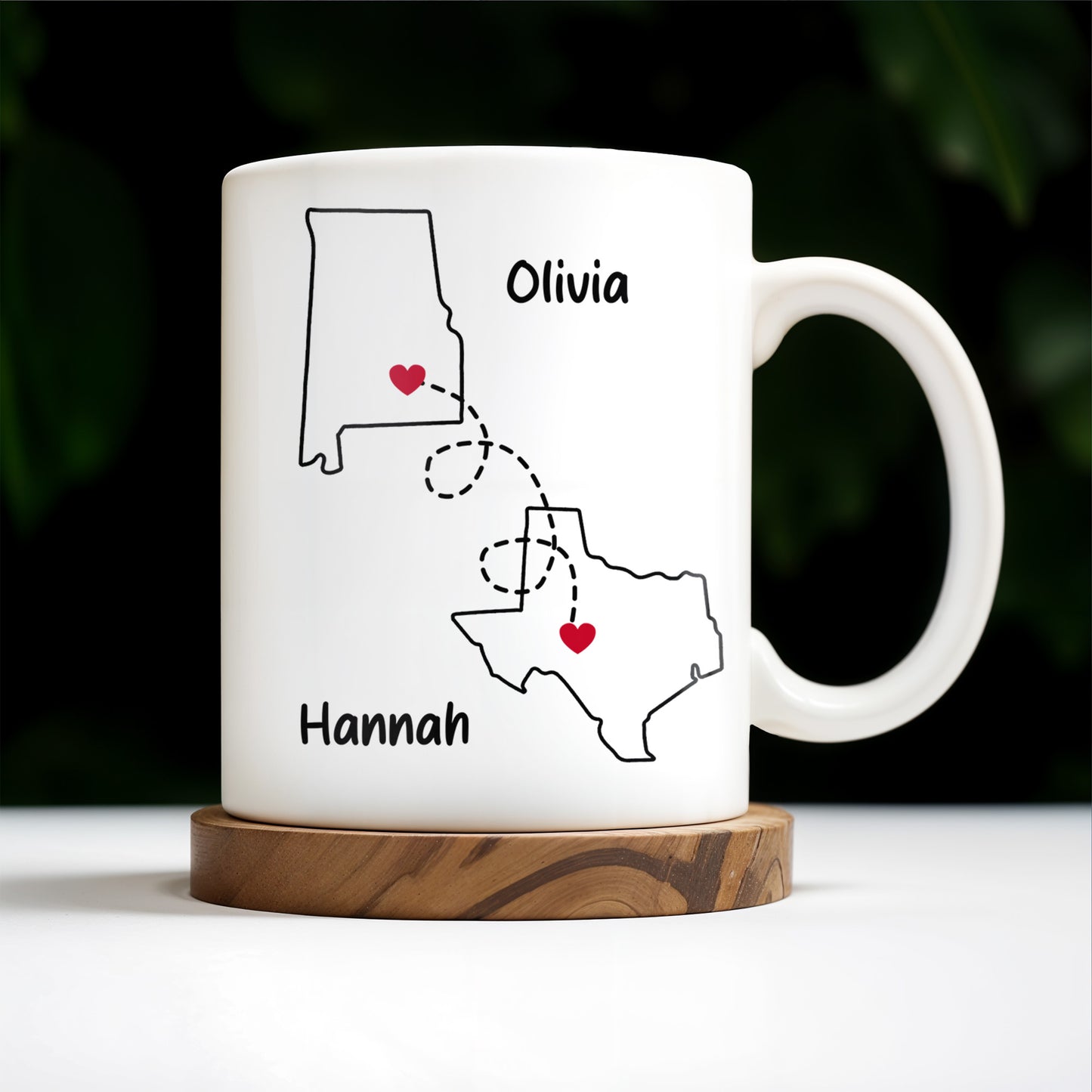 I Miss You All The Time Heart And Map Design