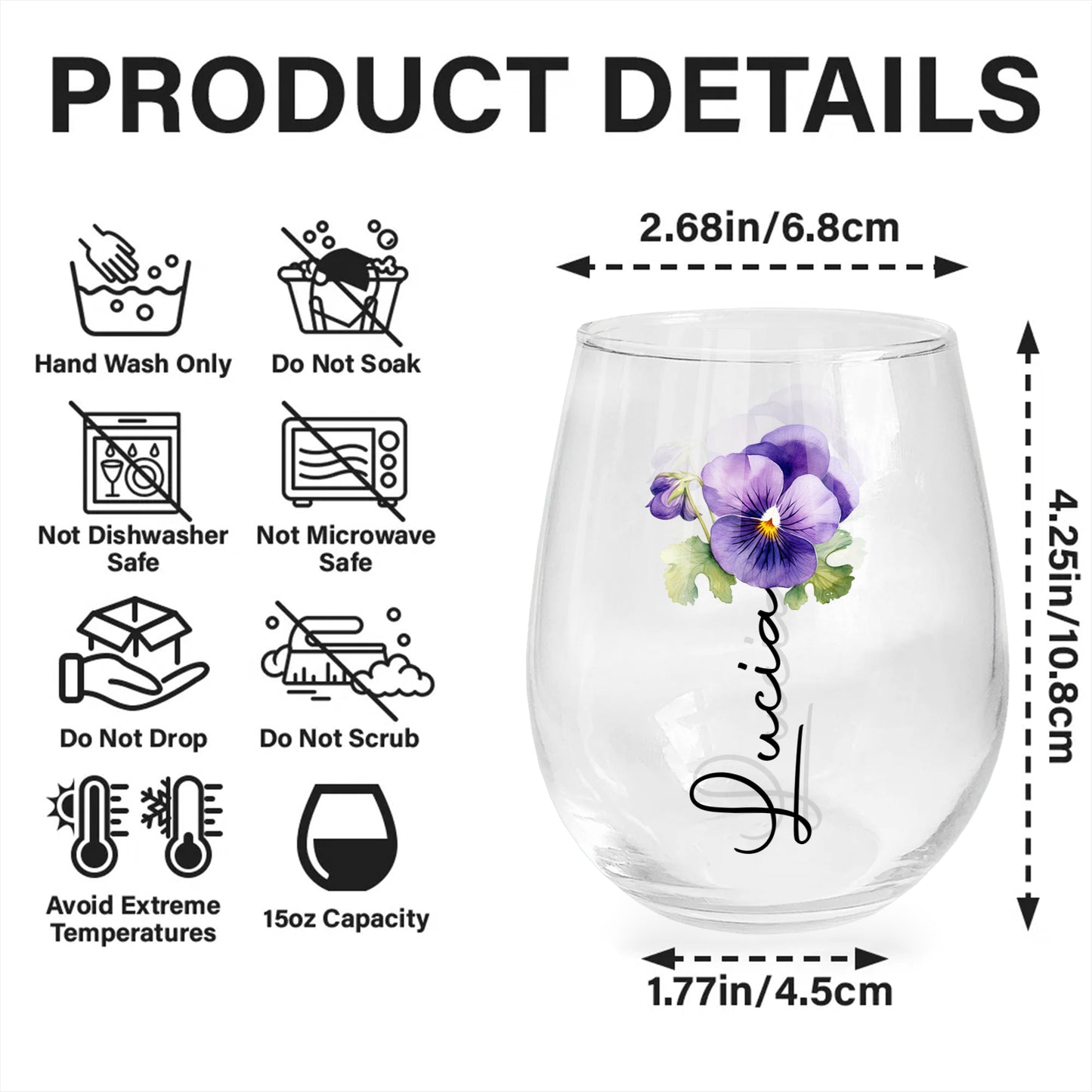 Sip And Bloom With Elegant Pansy Flowers Design