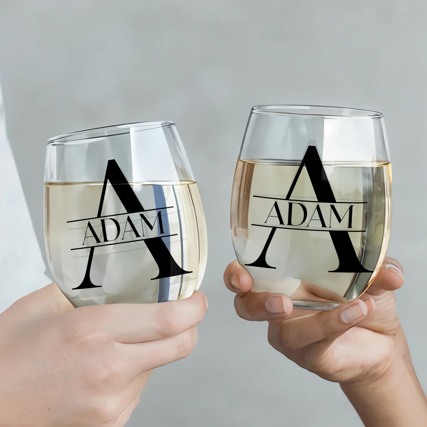 Celebrate Every Moment With Elegant Monogram Glass