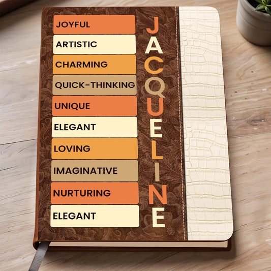 Elegant And Artistic Personalized Leather Journal