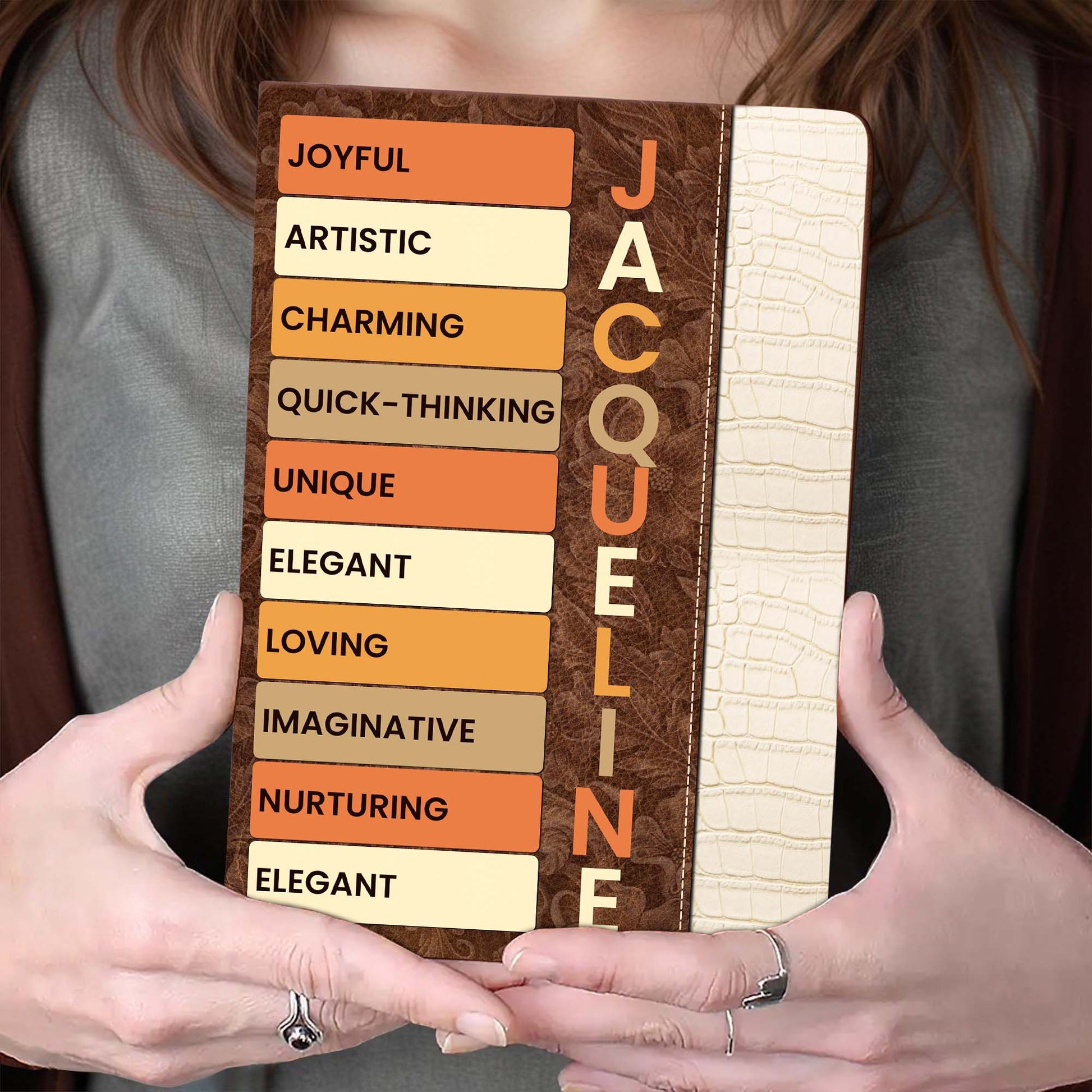 Elegant And Artistic Personalized Leather Journal