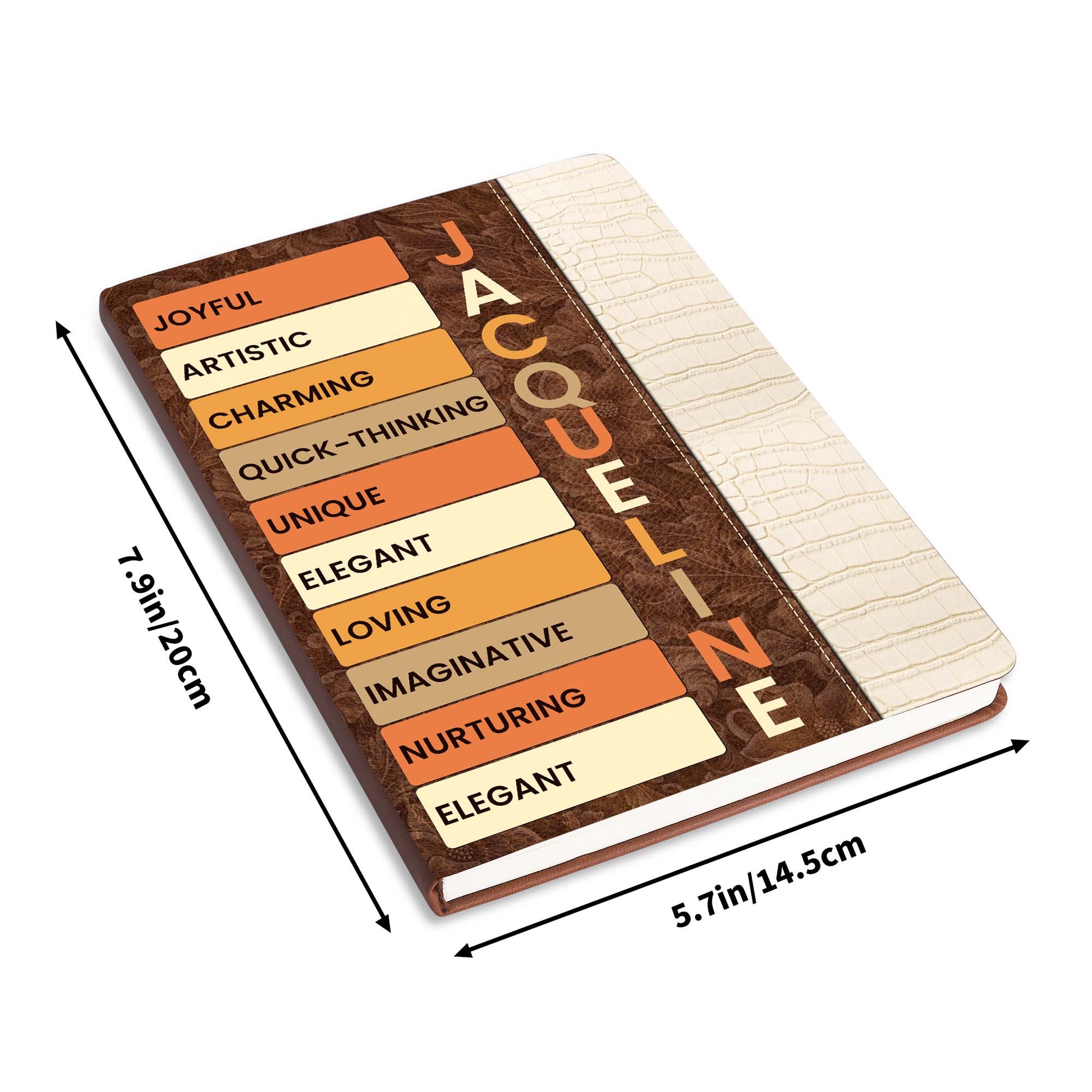 Elegant And Artistic Personalized Leather Journal