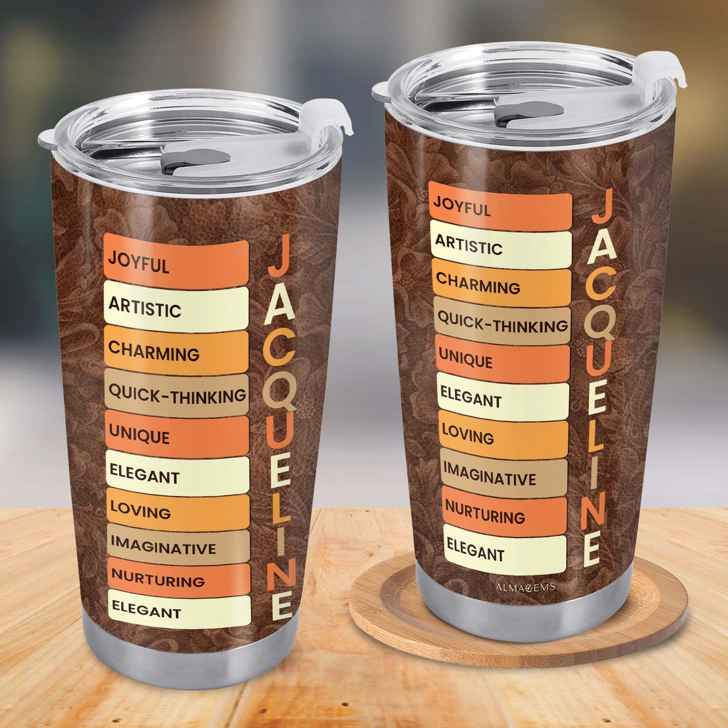 Joyful Artistic And Unique Attributes Custom Tumbler