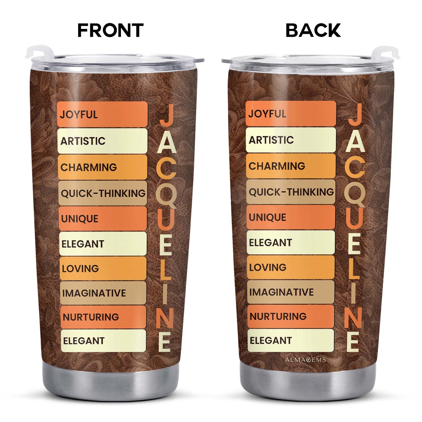 Joyful Artistic And Unique Attributes Custom Tumbler