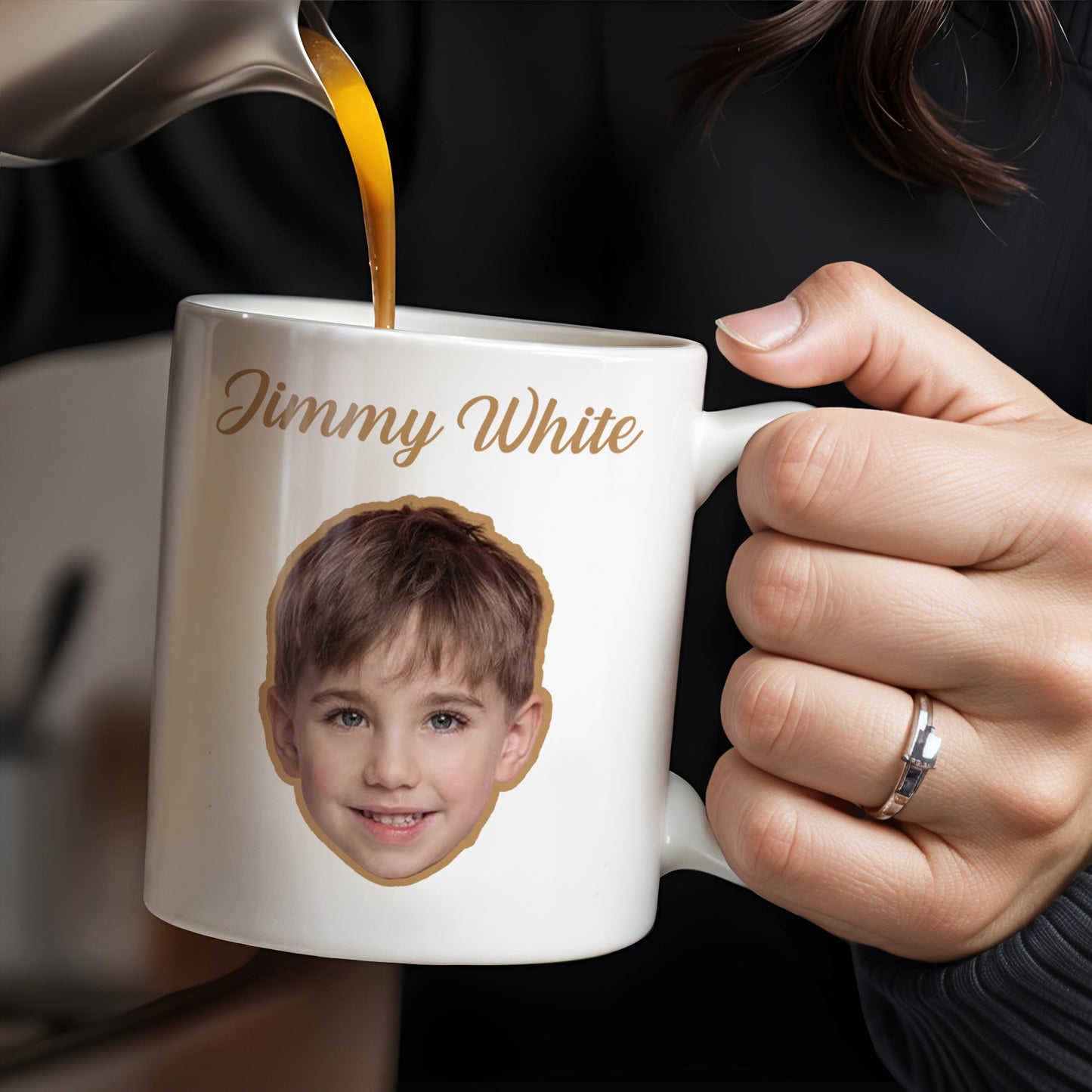 Cherished Moments Custom Mug Featuring Child's Face