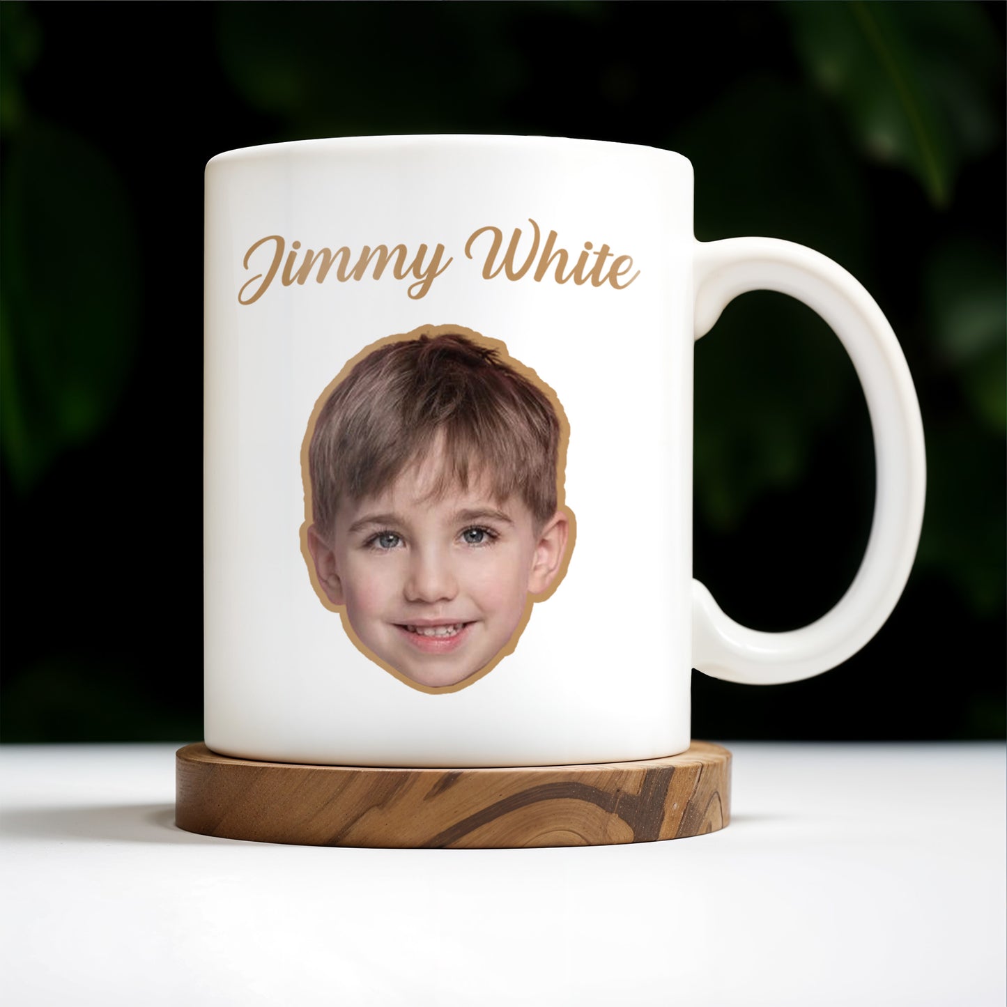 Cherished Moments Custom Mug Featuring Child's Face