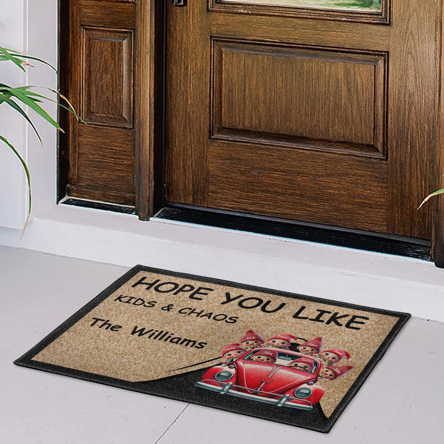 Hope You Like Kids And Chaos Family Welcome Doormat