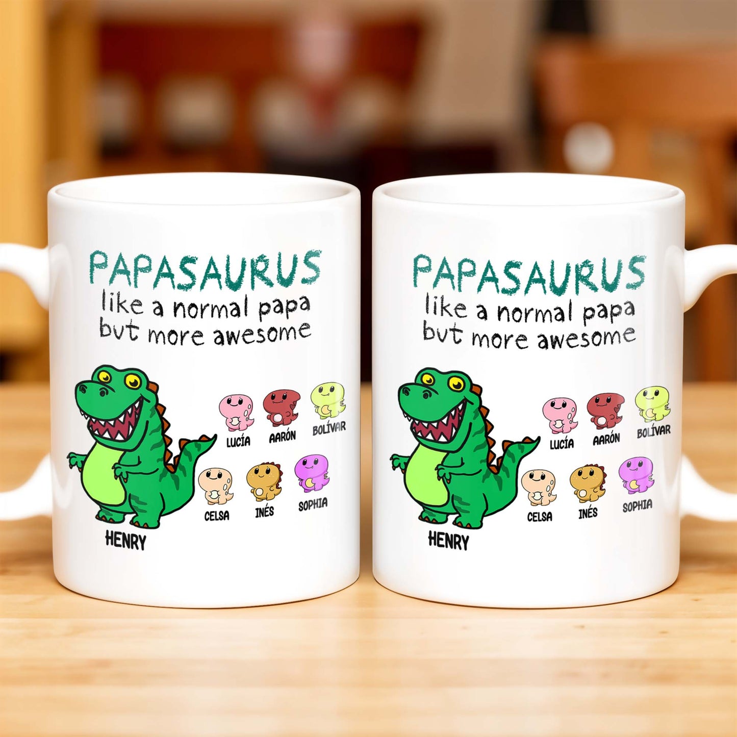 Papasaurus Like A Normal Papa But More Awesome Cute Dinosaur