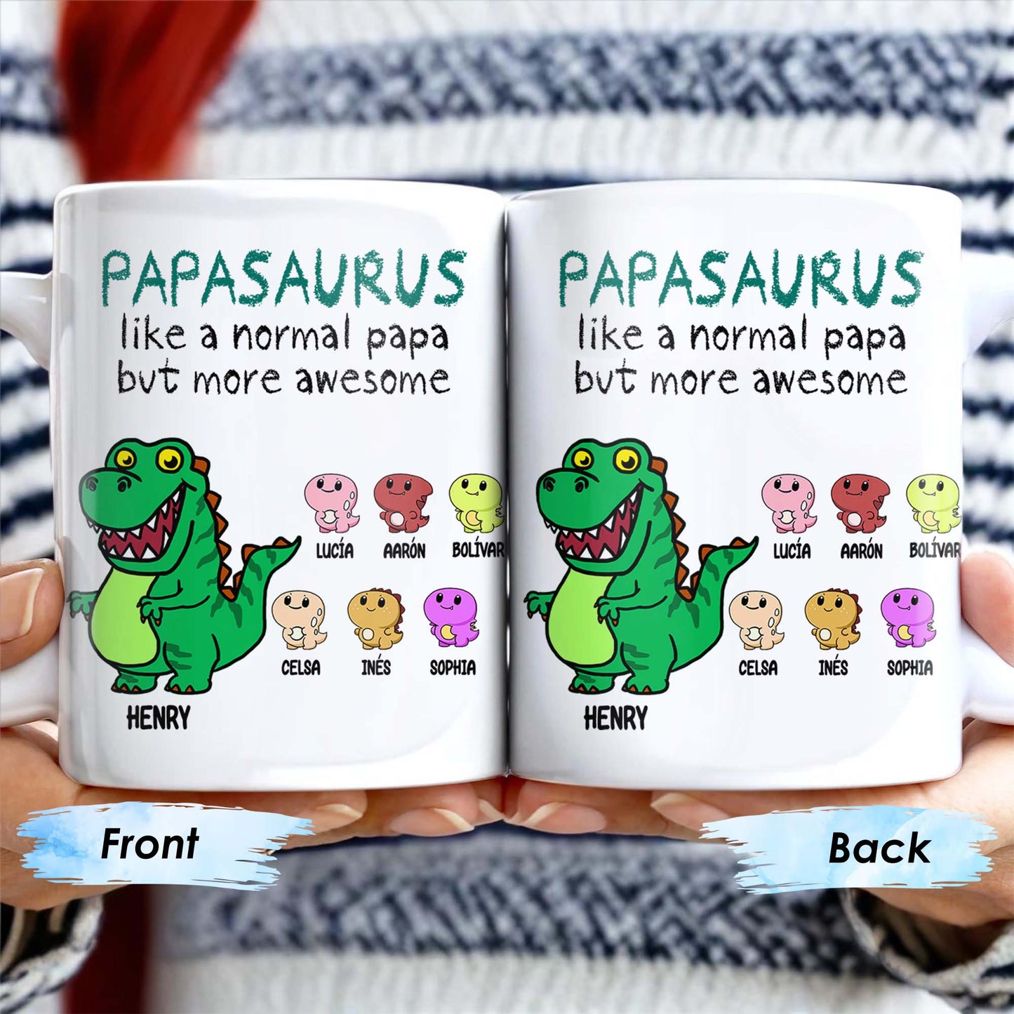 Papasaurus Like A Normal Papa But More Awesome Cute Dinosaur