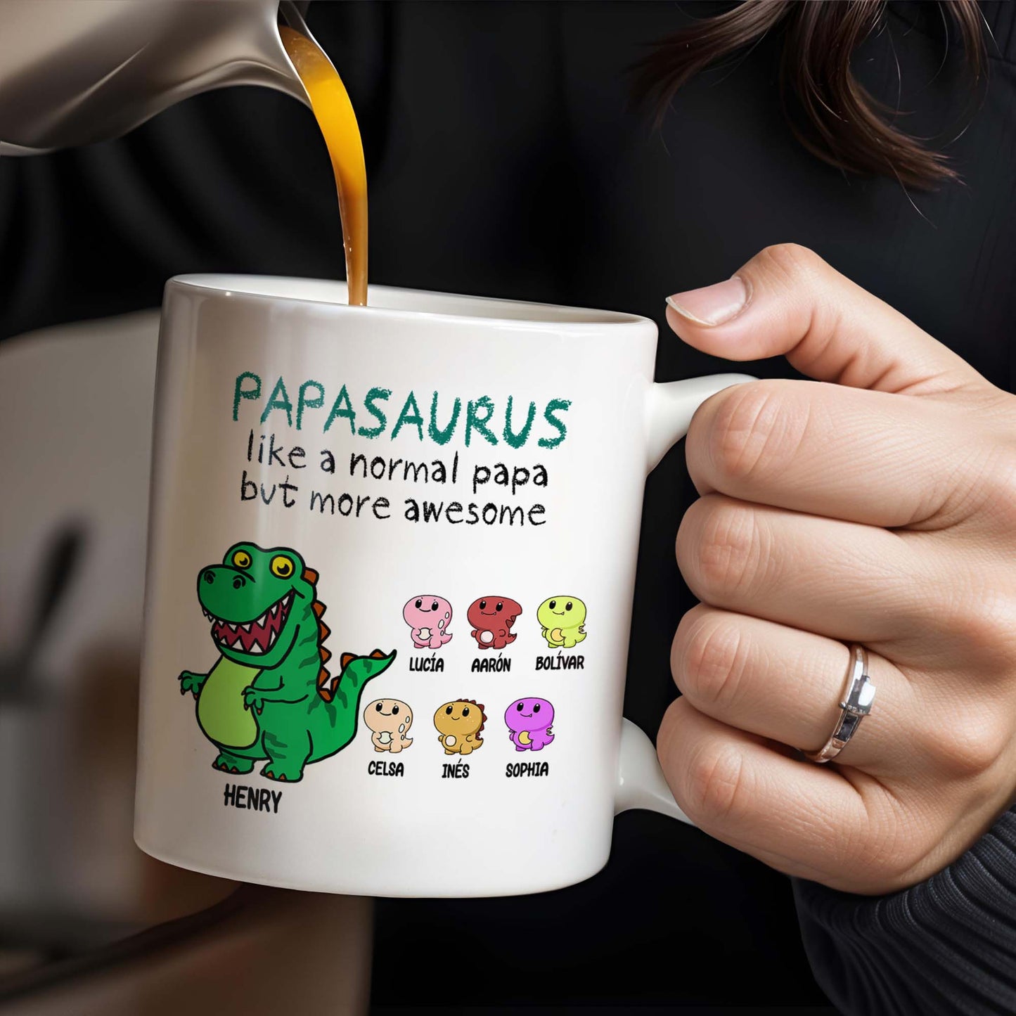 Papasaurus Like A Normal Papa But More Awesome Cute Dinosaur