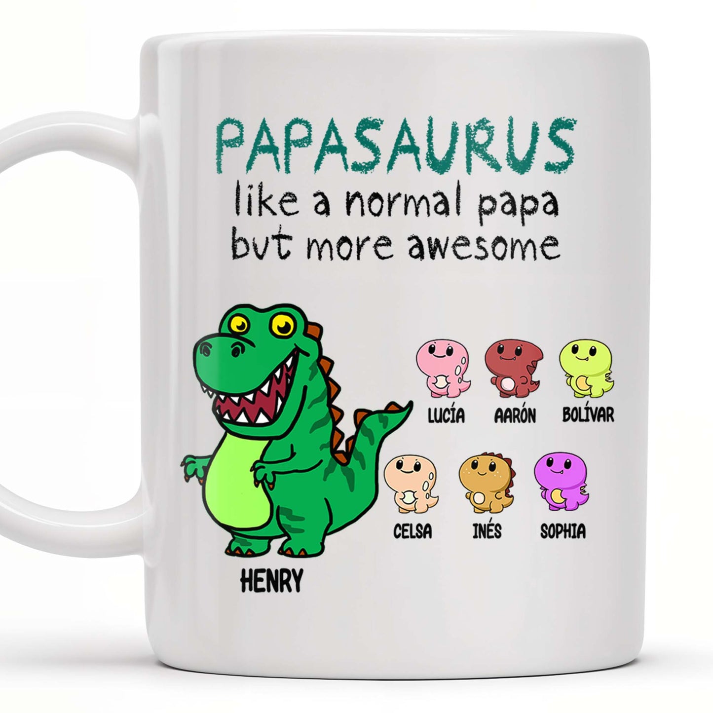 Papasaurus Like A Normal Papa But More Awesome Cute Dinosaur