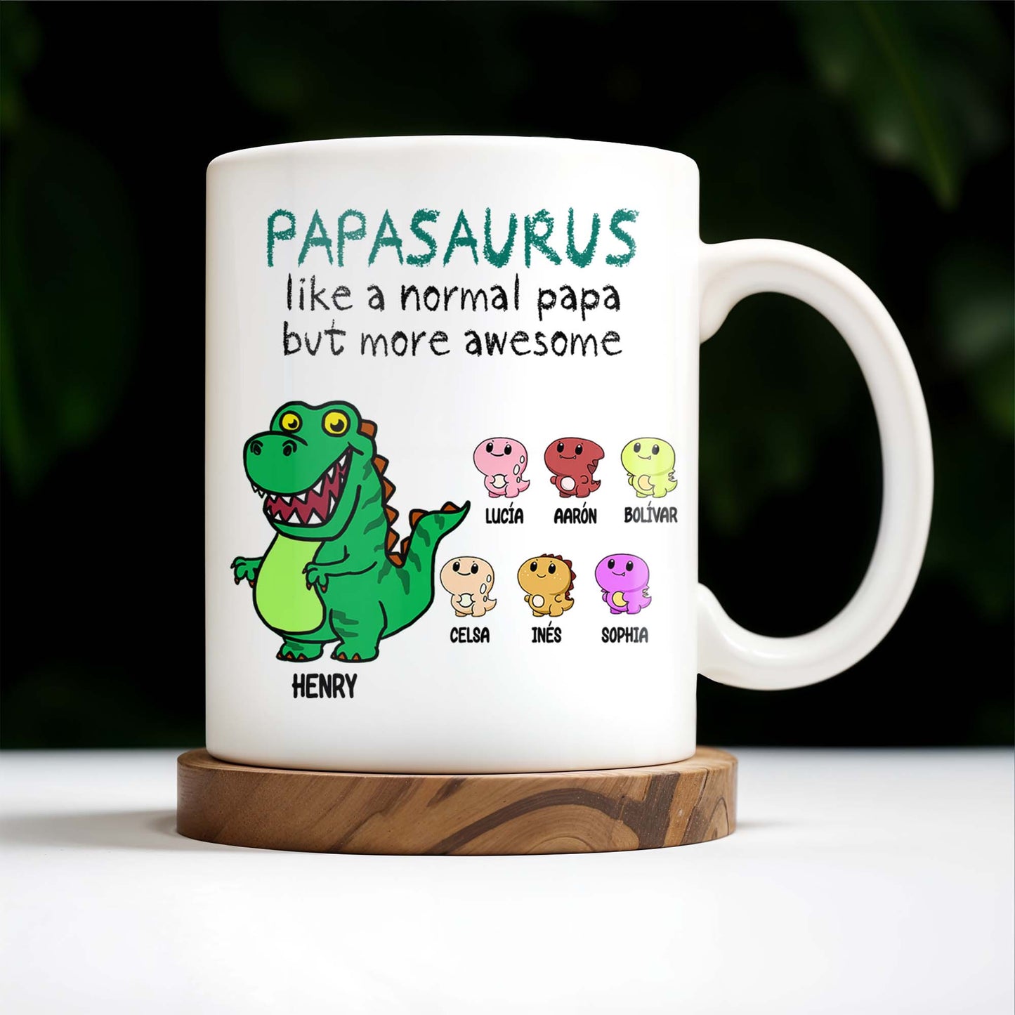 Papasaurus Like A Normal Papa But More Awesome Cute Dinosaur