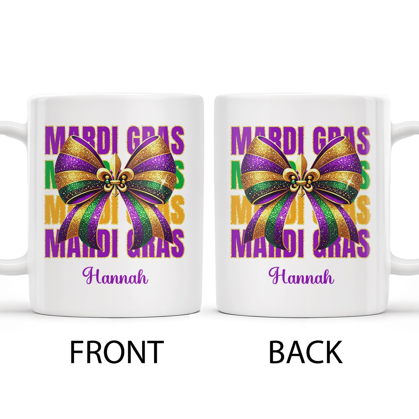 Celebrate Mardi Gras With Festive Bow Design