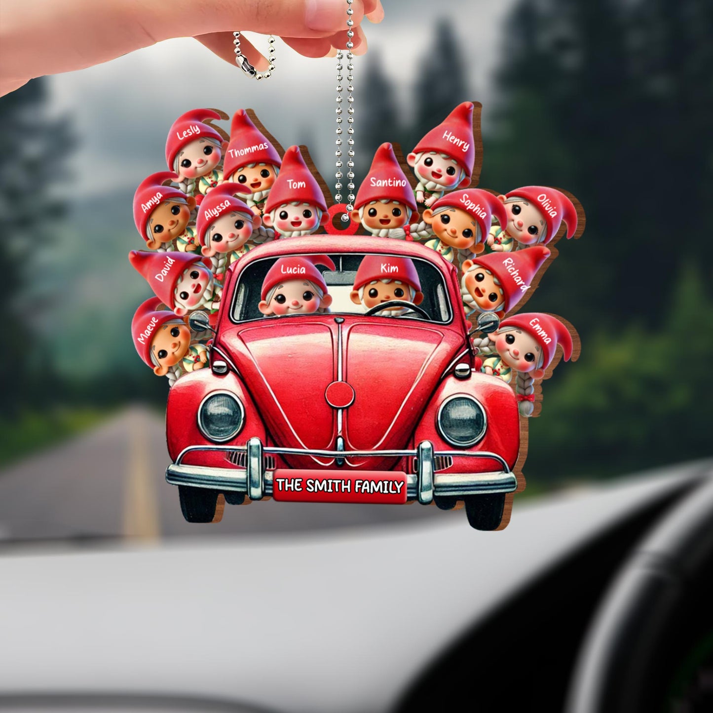 Family Road Trip In A Classic Car