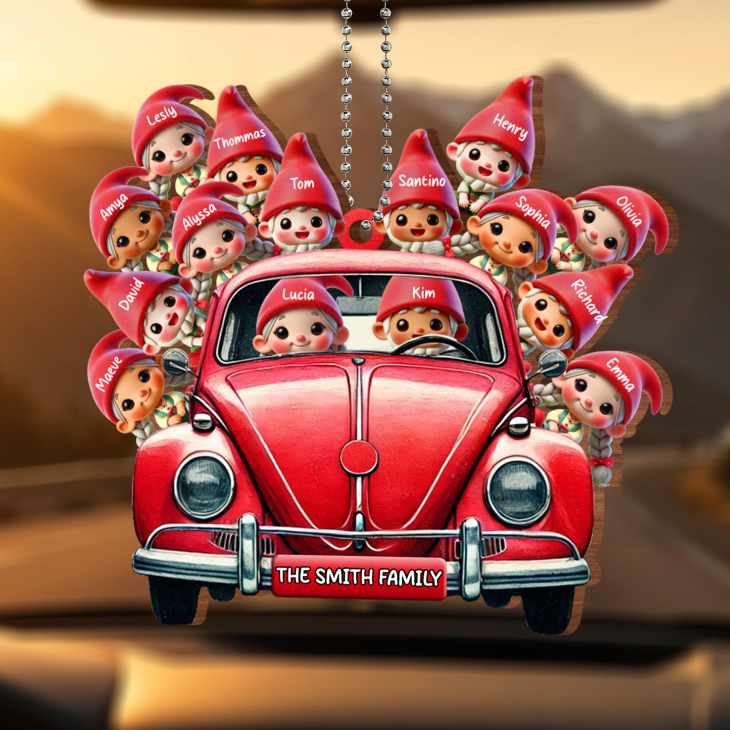 Family Road Trip In A Classic Car