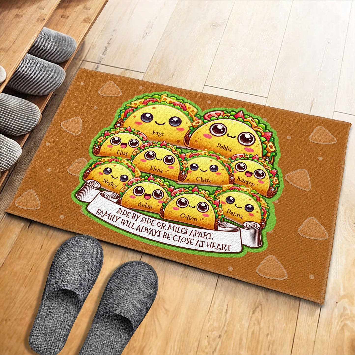 Family Always Close At Heart Taco Design