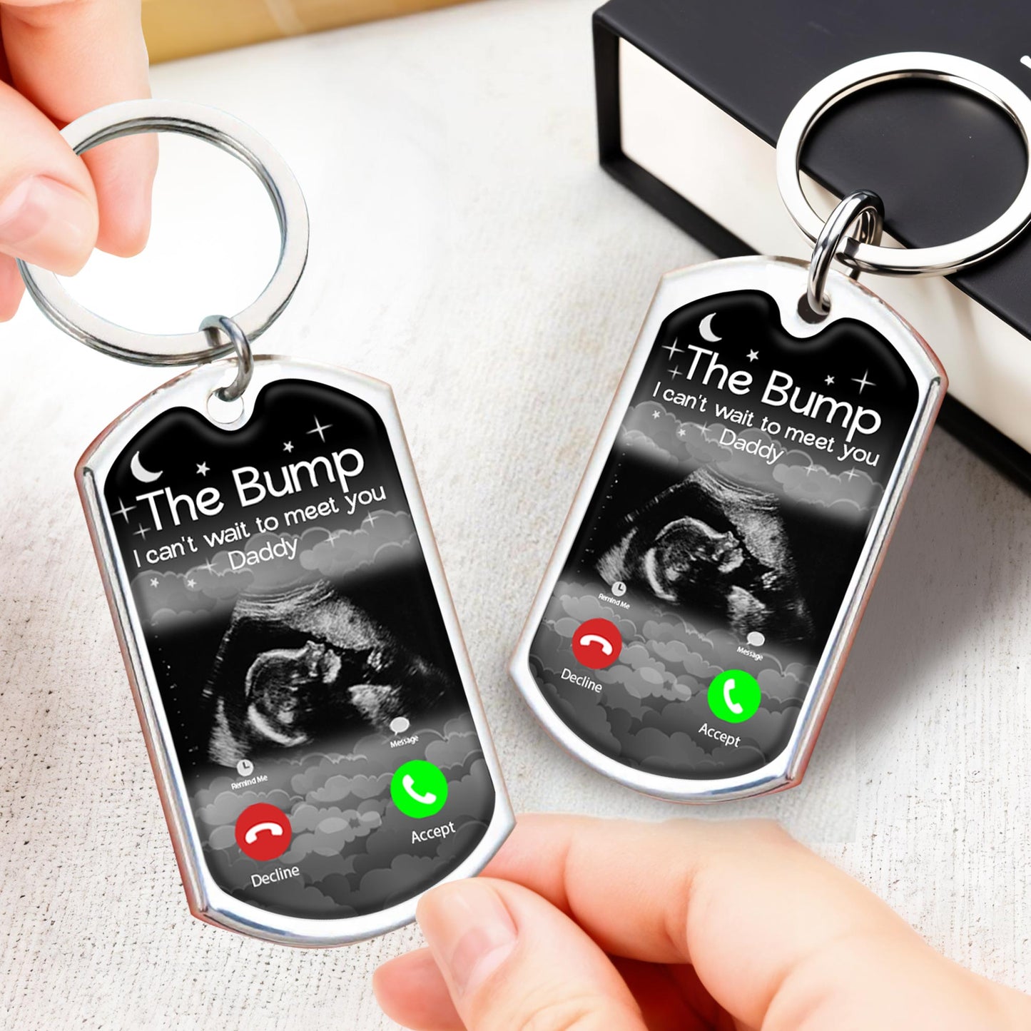 The Bump I can't wait to meet you Daddy, Ultrasound and Smartphone Interface