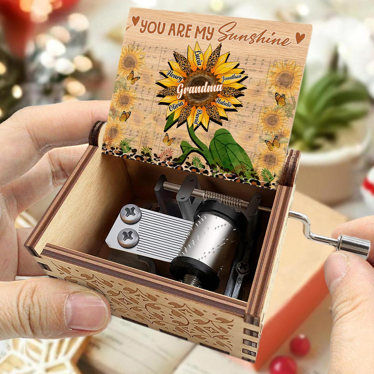 You Are My Sunshine, Sunflower and Musical Notes