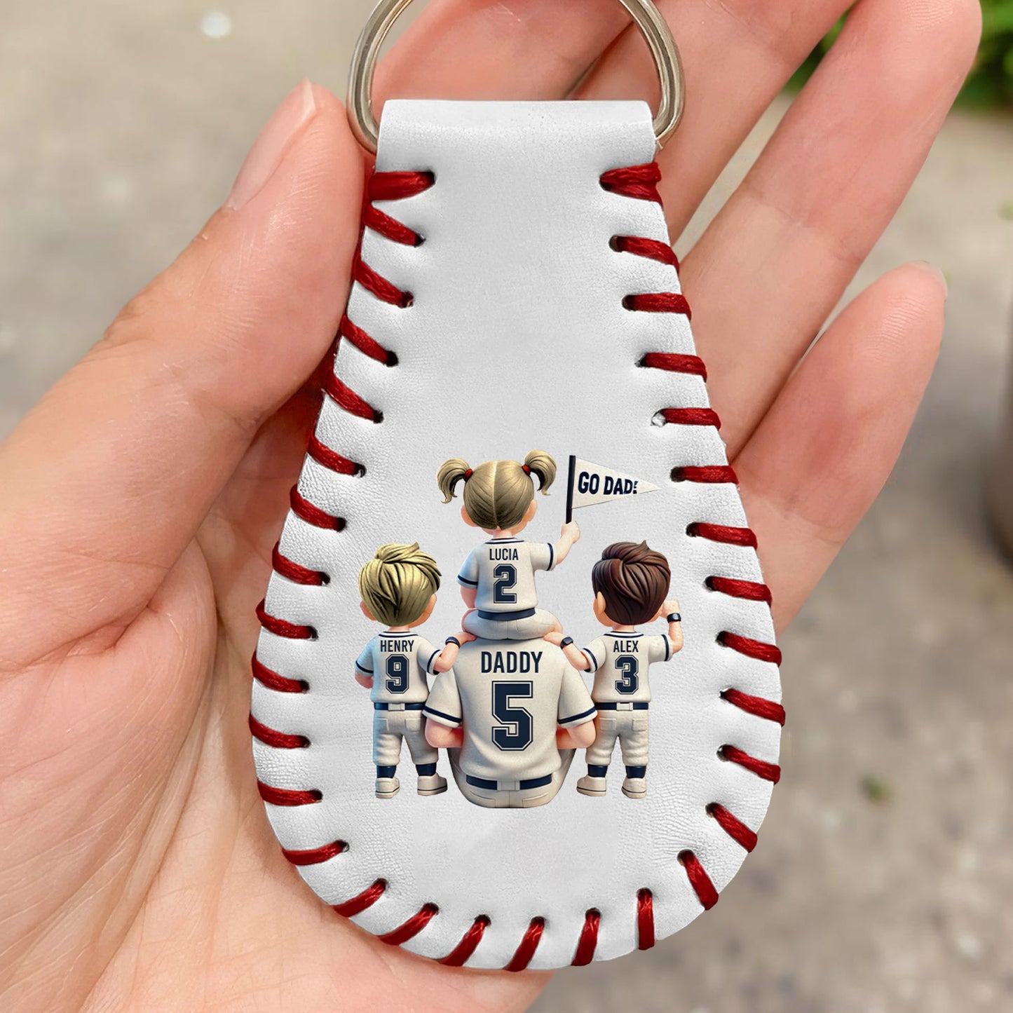 There's No Place Like Home, So Drive Safe Daddy, Baseball Design