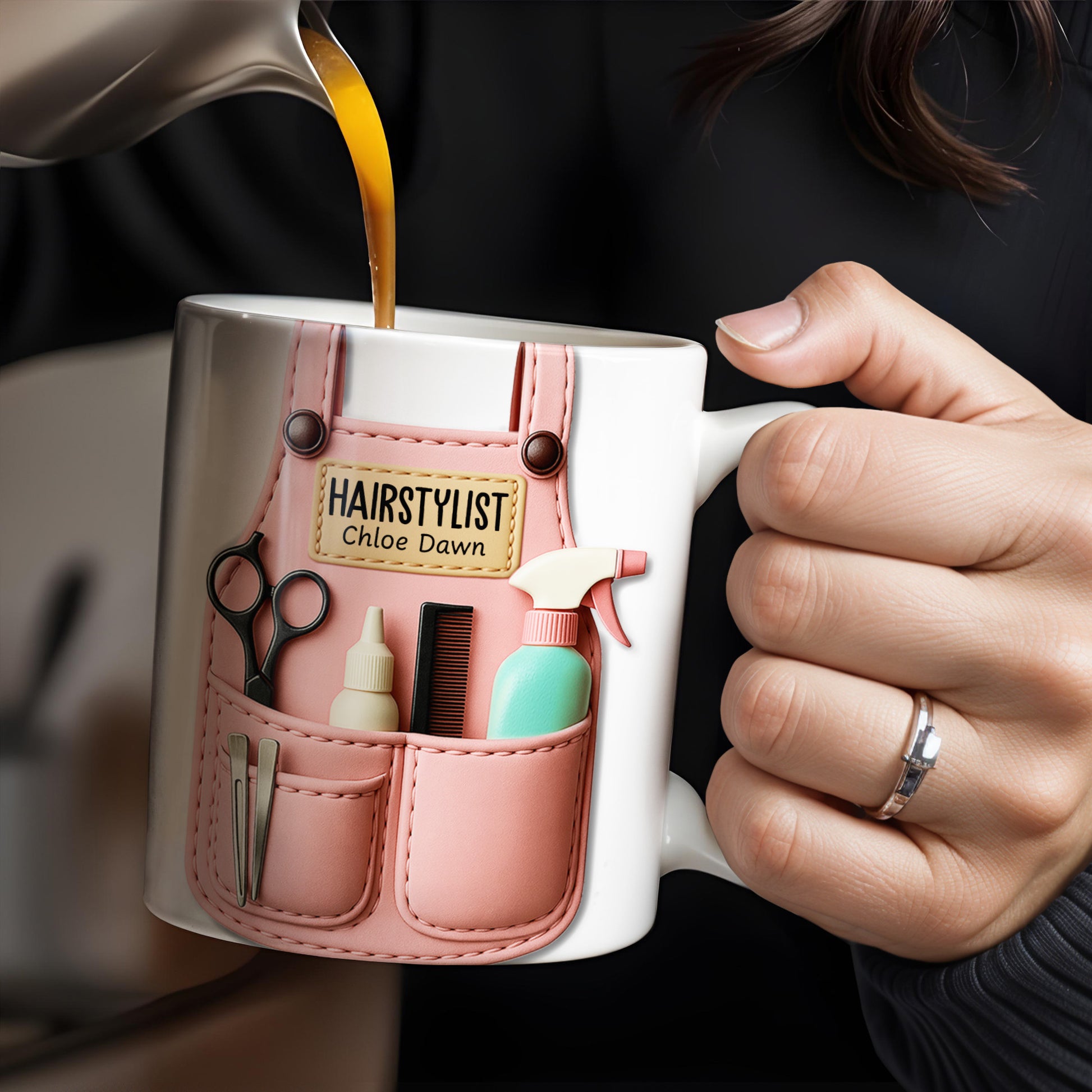 HAIRSTYLIST Chloe Dawn, Scissors, Hair Spray, Comb