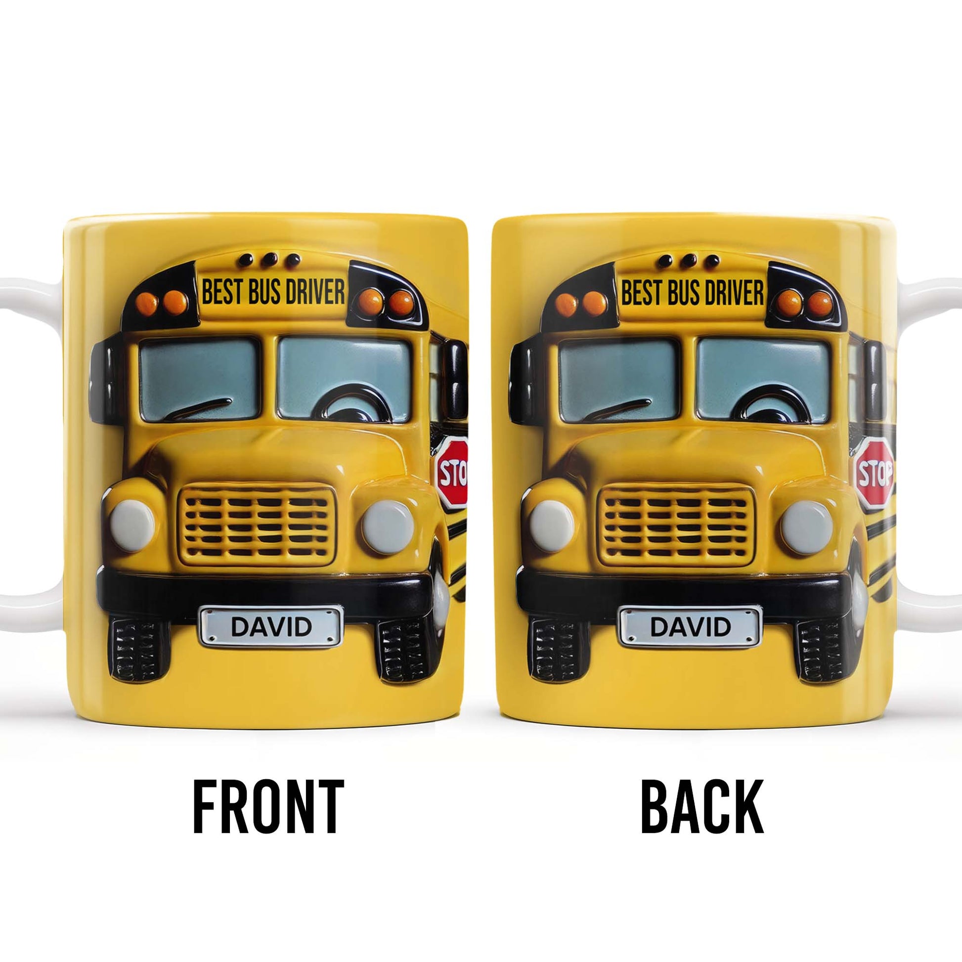 Best Bus Driver, School Bus And Stop Sign