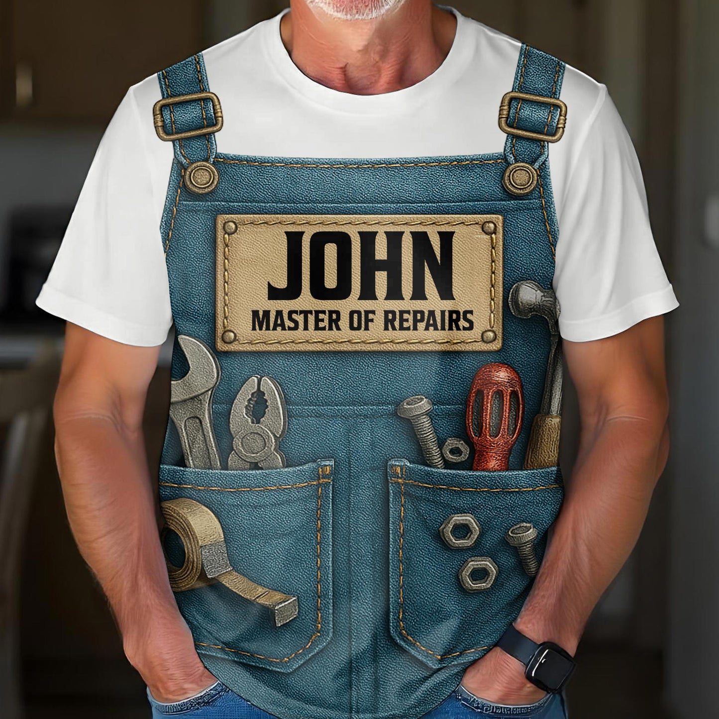 John, Master Of Repairs, Tools And Tool Belt