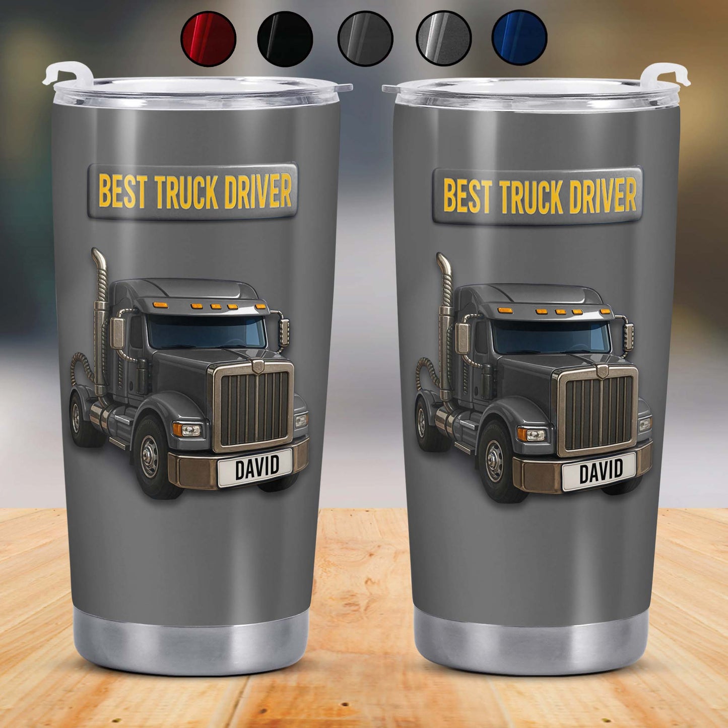 Best Truck Driver Stainless Steel Tumbler