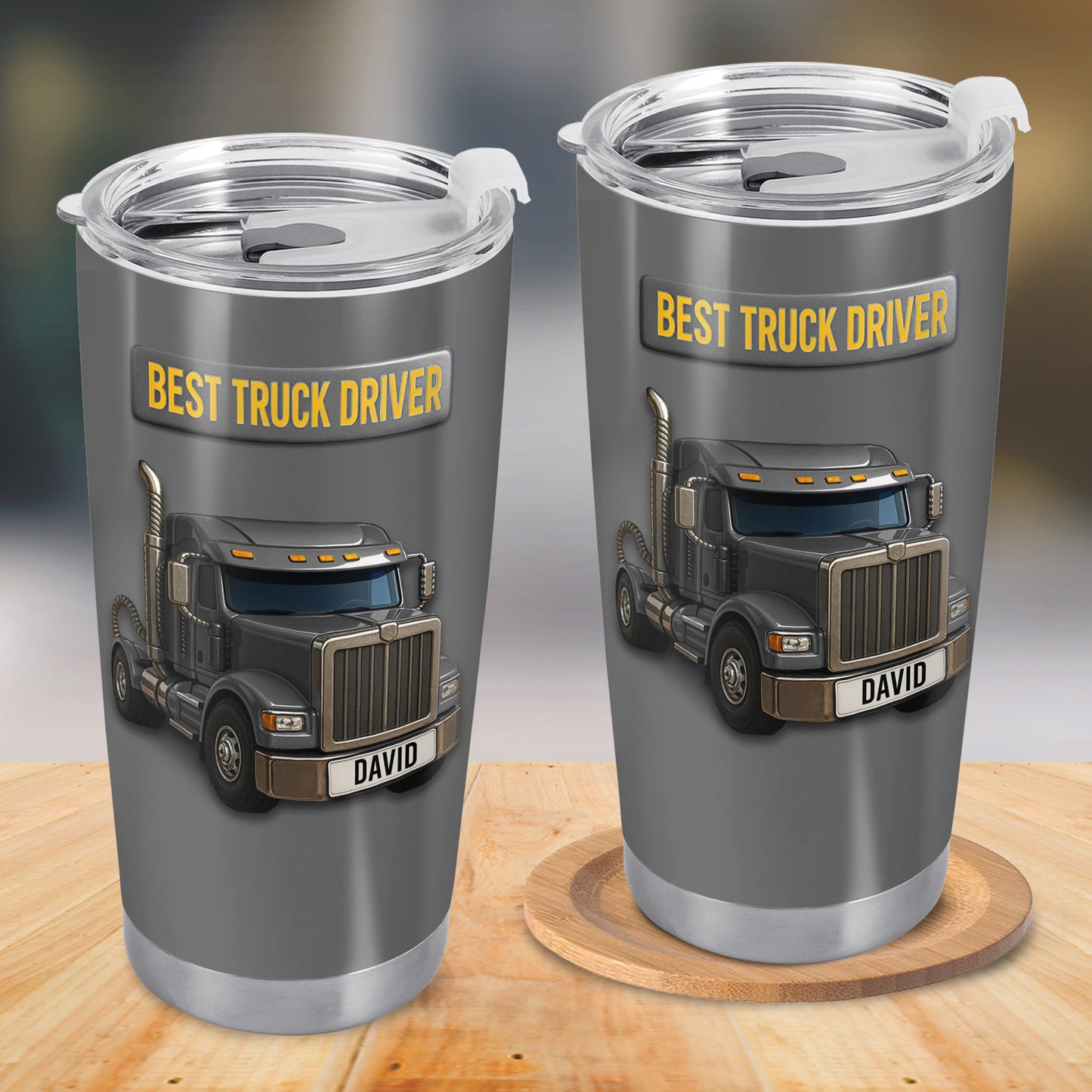 Best Truck Driver Stainless Steel Tumbler