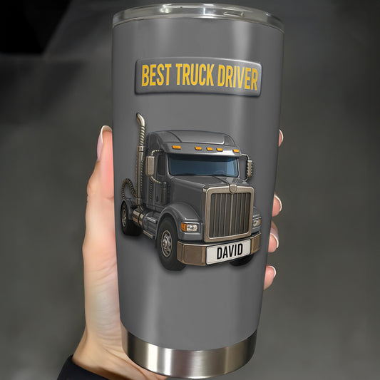 Best Truck Driver Stainless Steel Tumbler