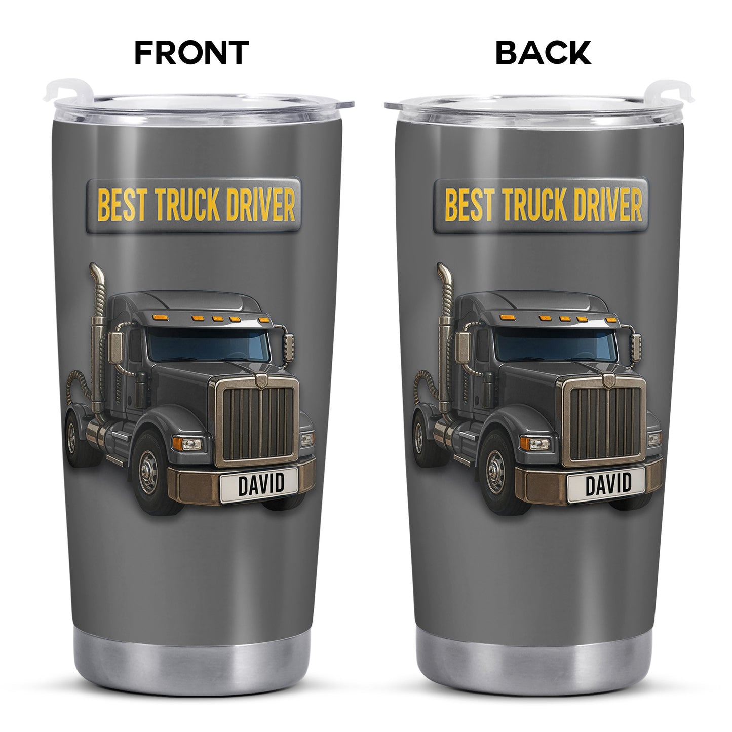 Best Truck Driver Stainless Steel Tumbler