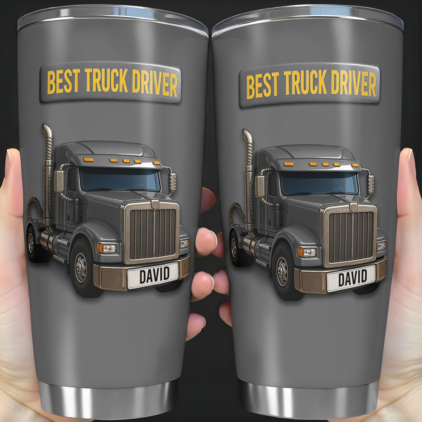 Best Truck Driver Stainless Steel Tumbler