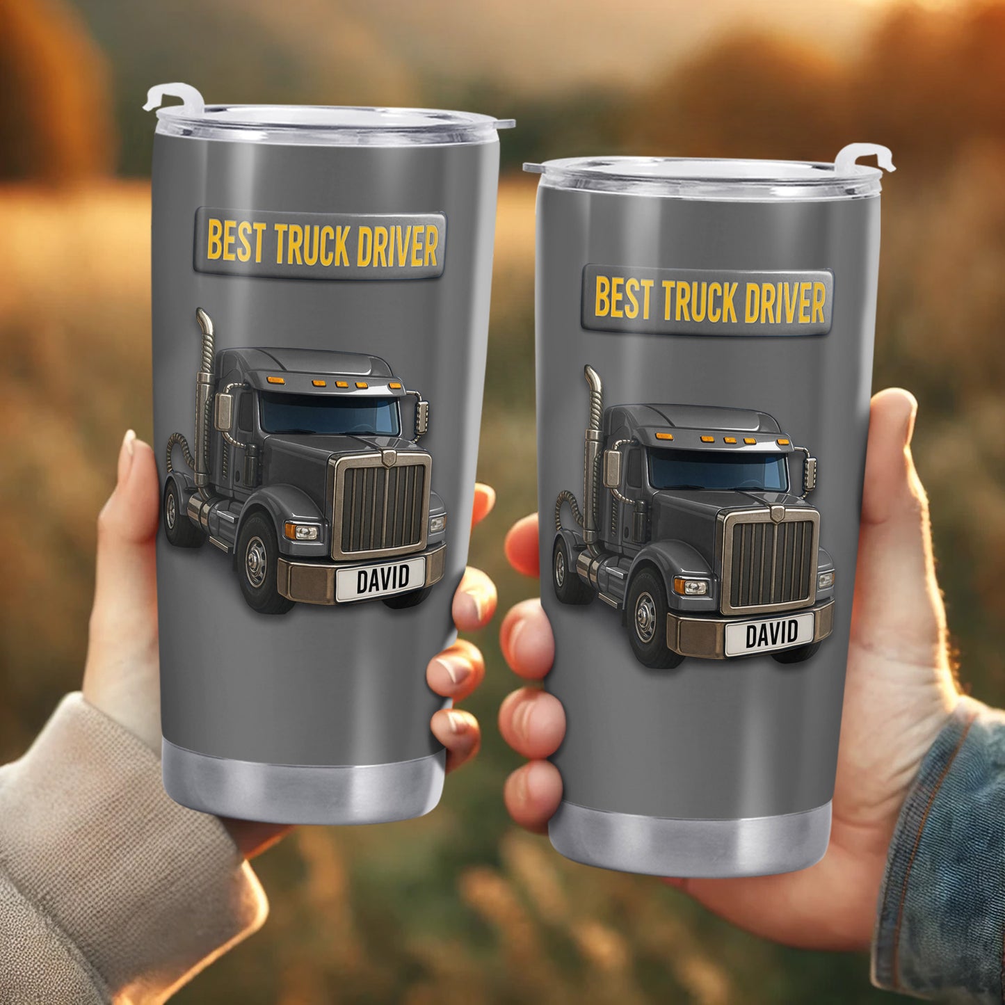 Best Truck Driver Stainless Steel Tumbler