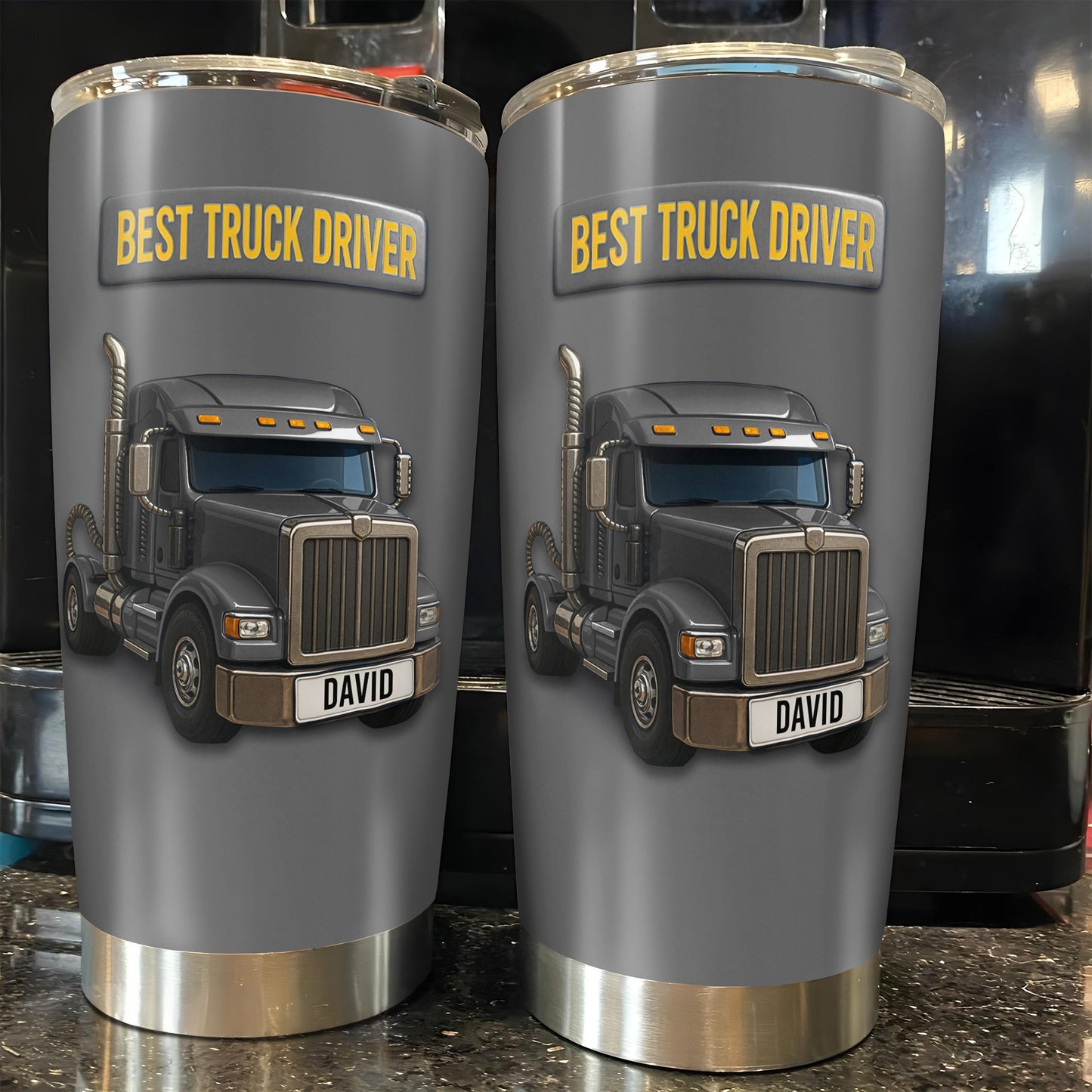 Best Truck Driver Stainless Steel Tumbler