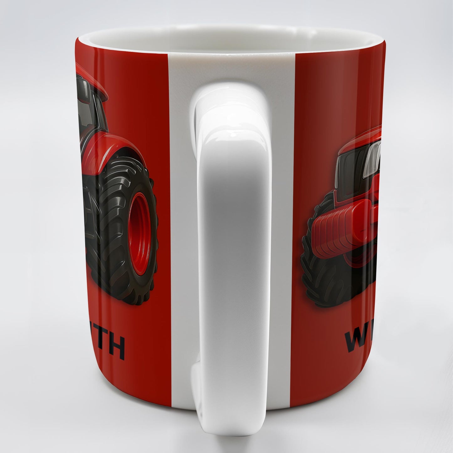 Red Tractor Custom Coffee Mug