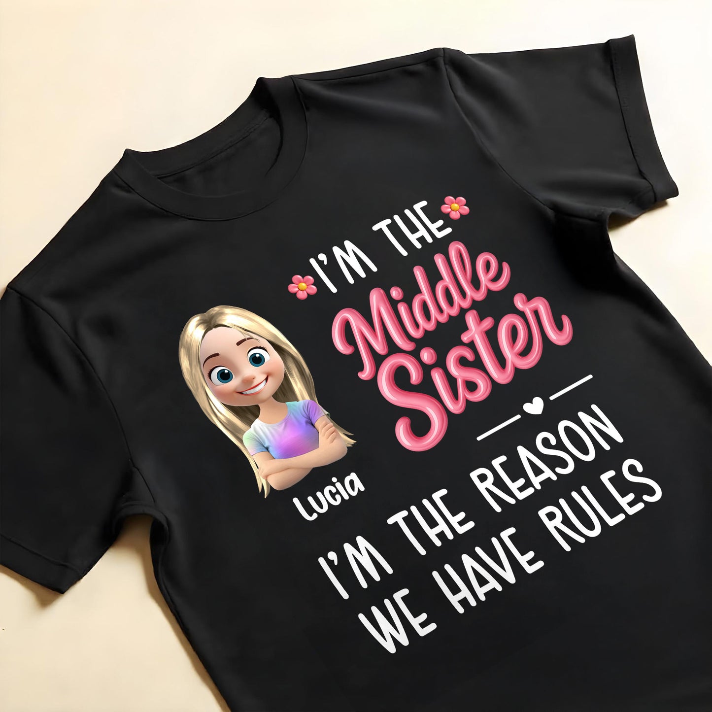 I'm The Middle Sister, I'm The Reason We Have Rules, Heart and Flowers