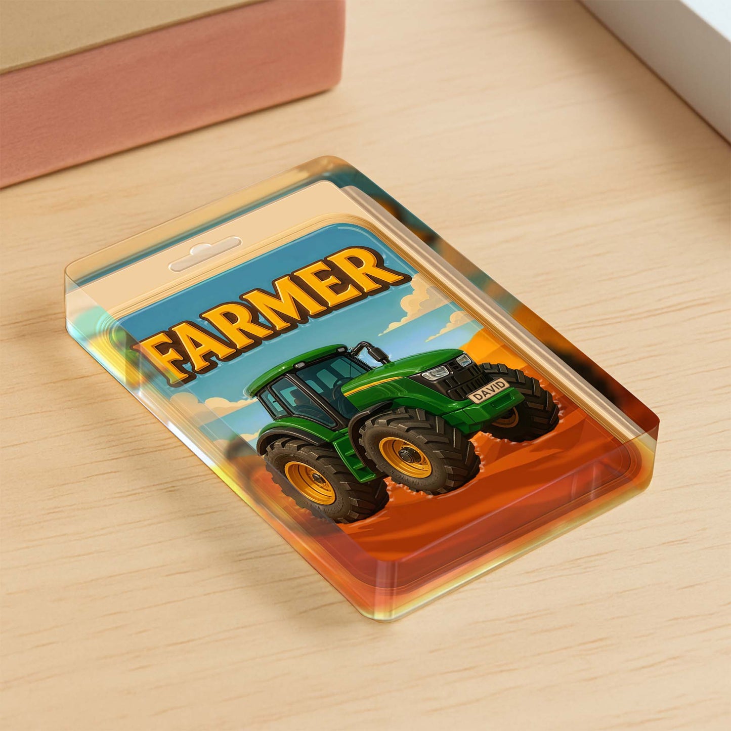 Farmer, Tractor