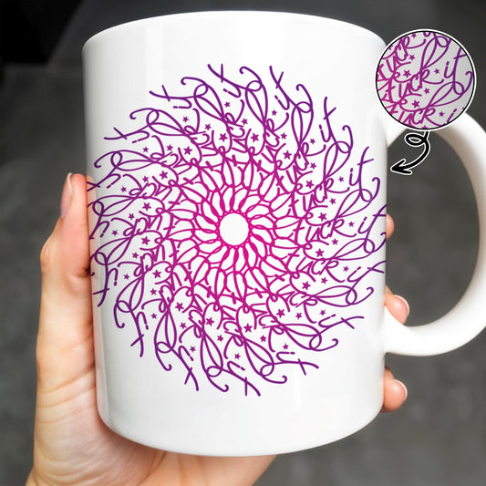 Superbe motif mandala, idéal pour des moments de détente - Tasse à café personnalisée - FAM361_MG
