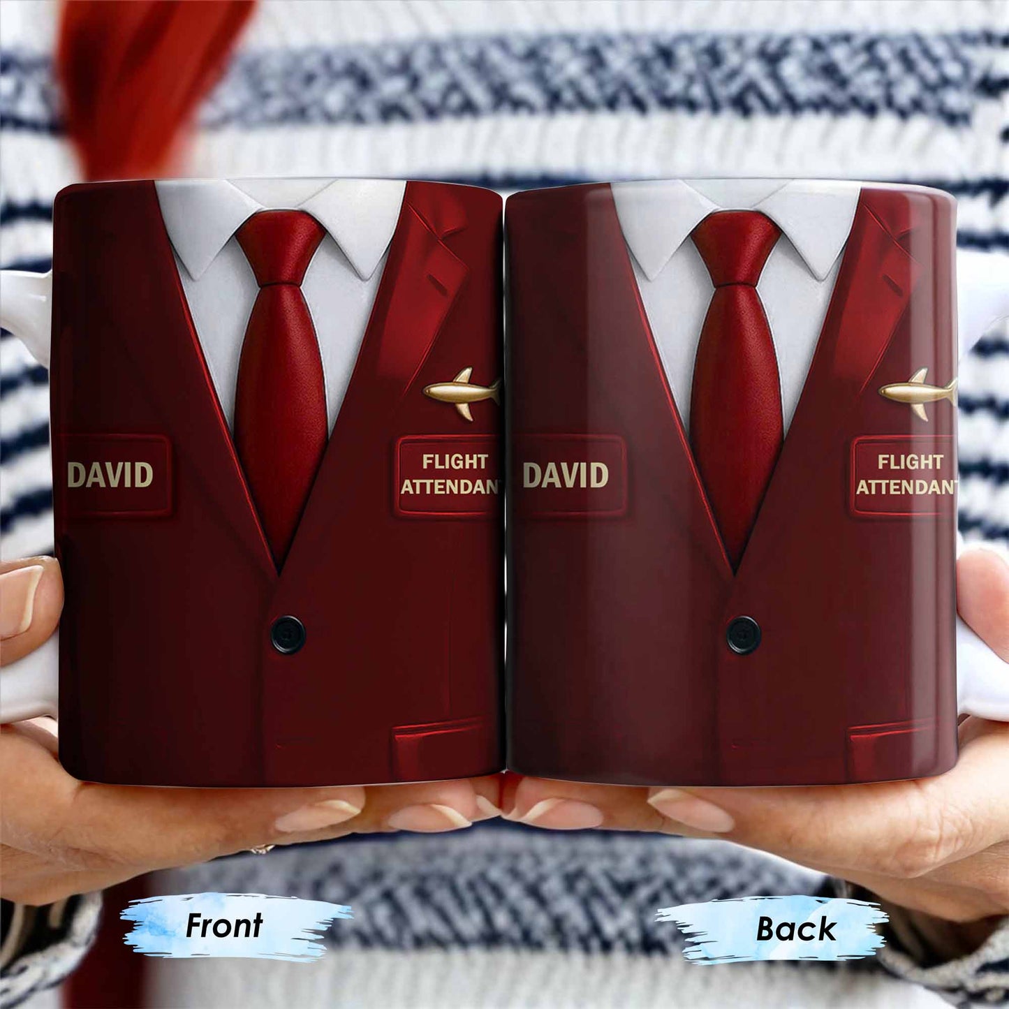 Flight Attendant Style Professional Suit Mug