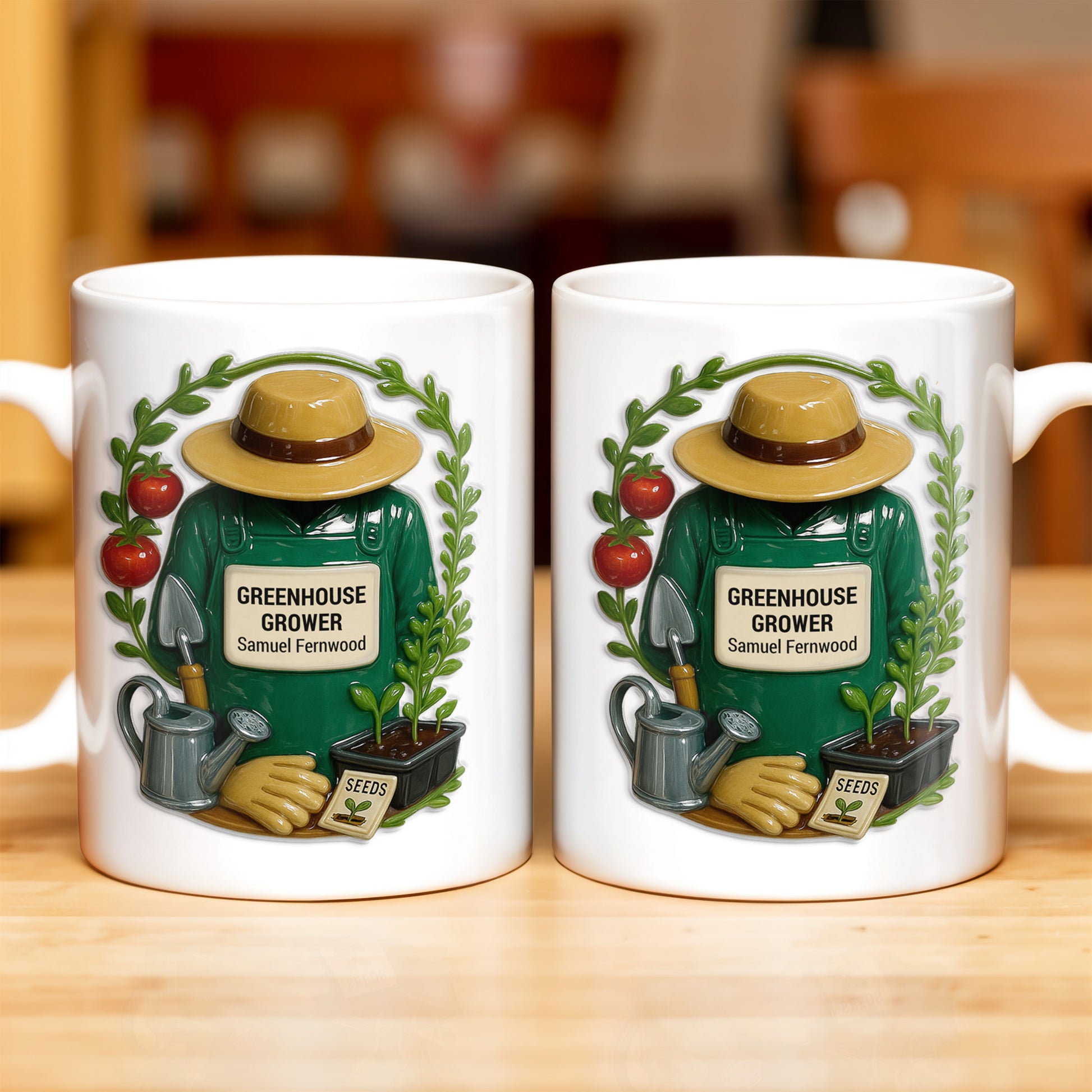 Greenhouse Grower, Garden Enthusiast Design