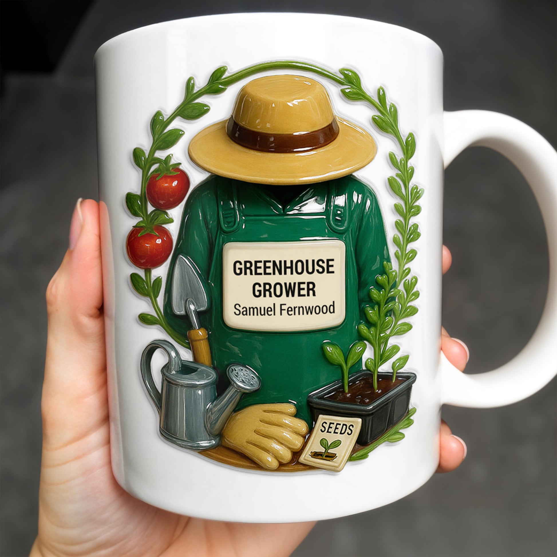 Greenhouse Grower, Garden Enthusiast Design