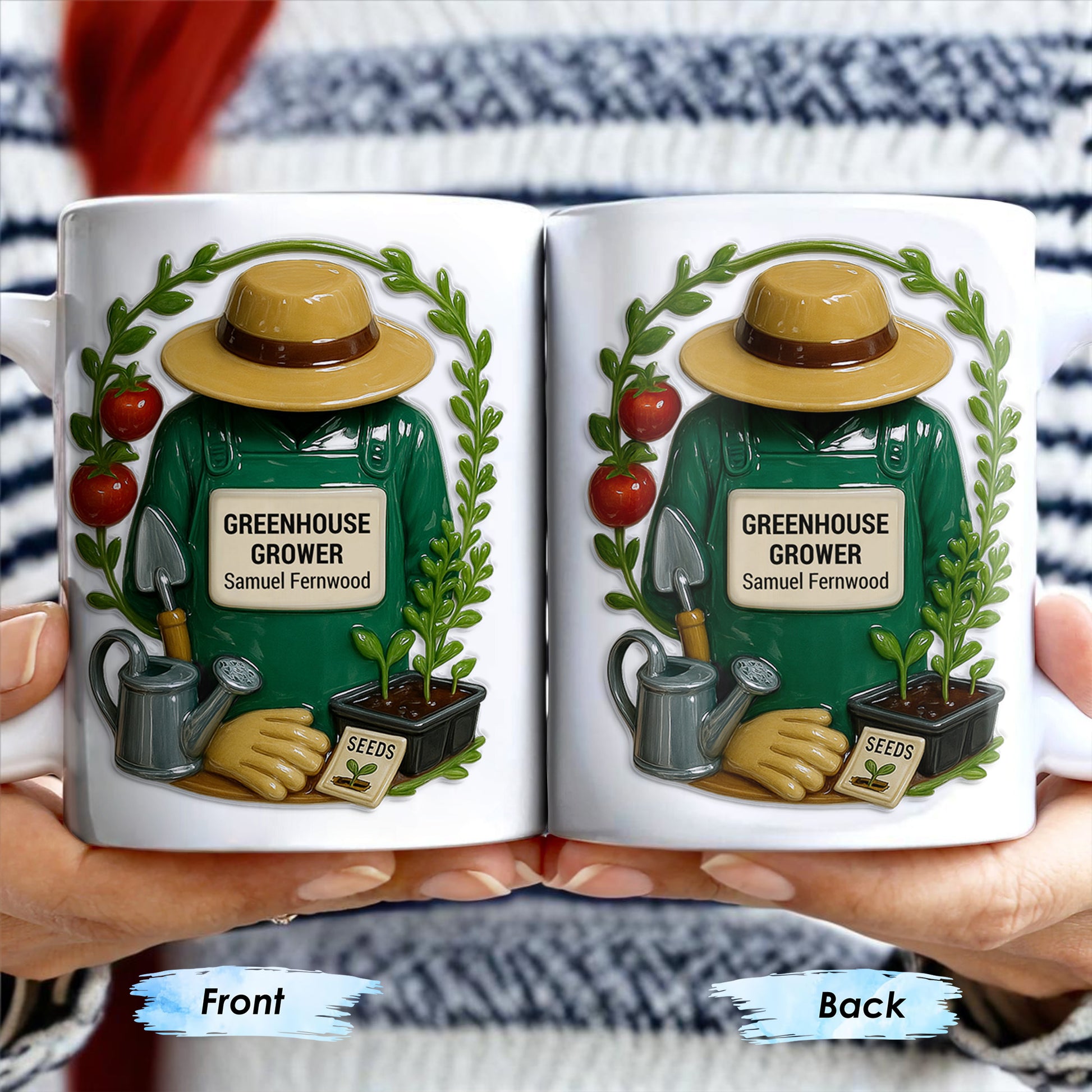 Greenhouse Grower, Garden Enthusiast Design