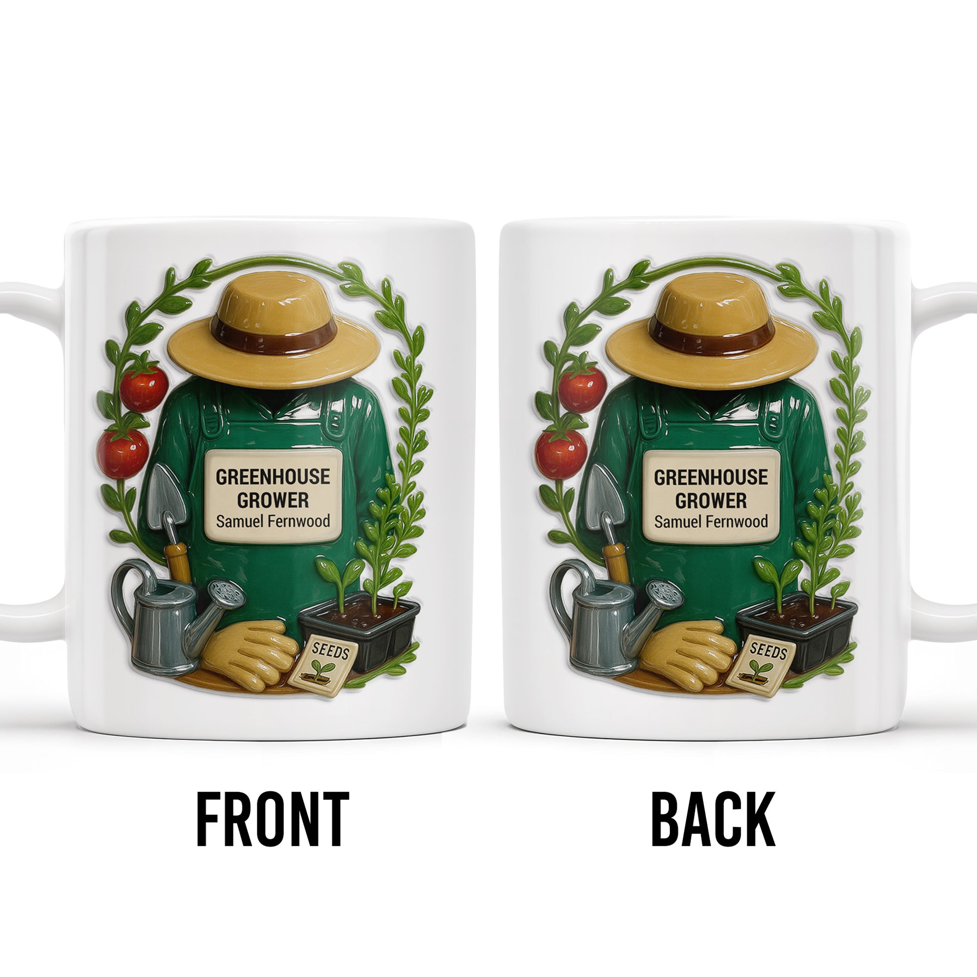 Greenhouse Grower, Garden Enthusiast Design