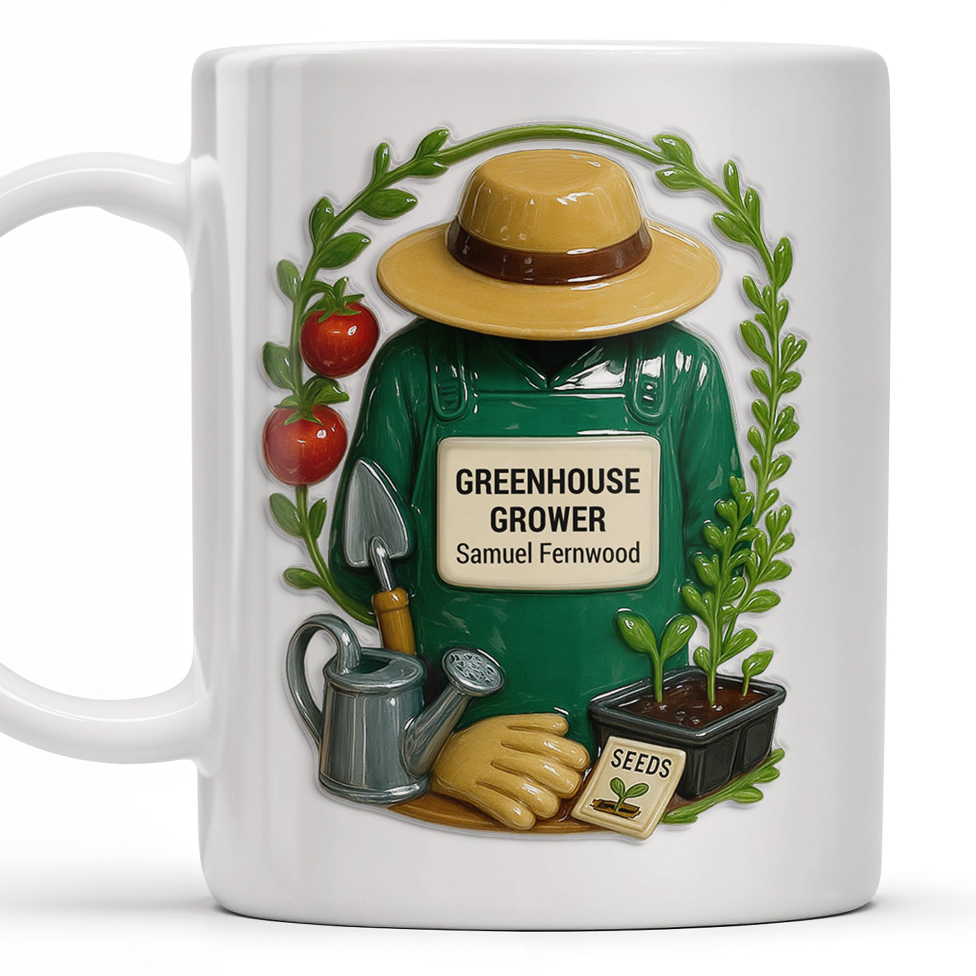 Greenhouse Grower, Garden Enthusiast Design