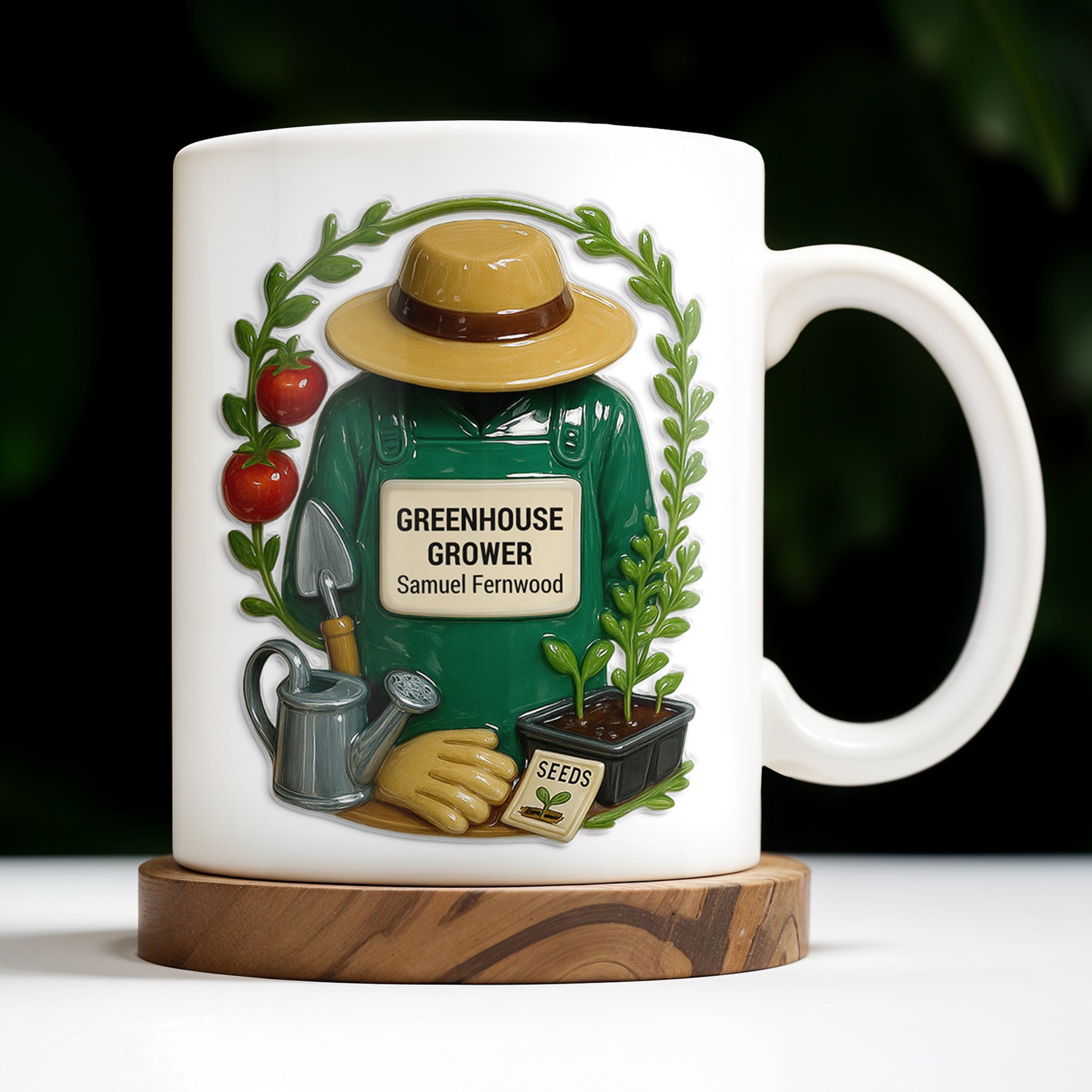 Greenhouse Grower, Garden Enthusiast Design