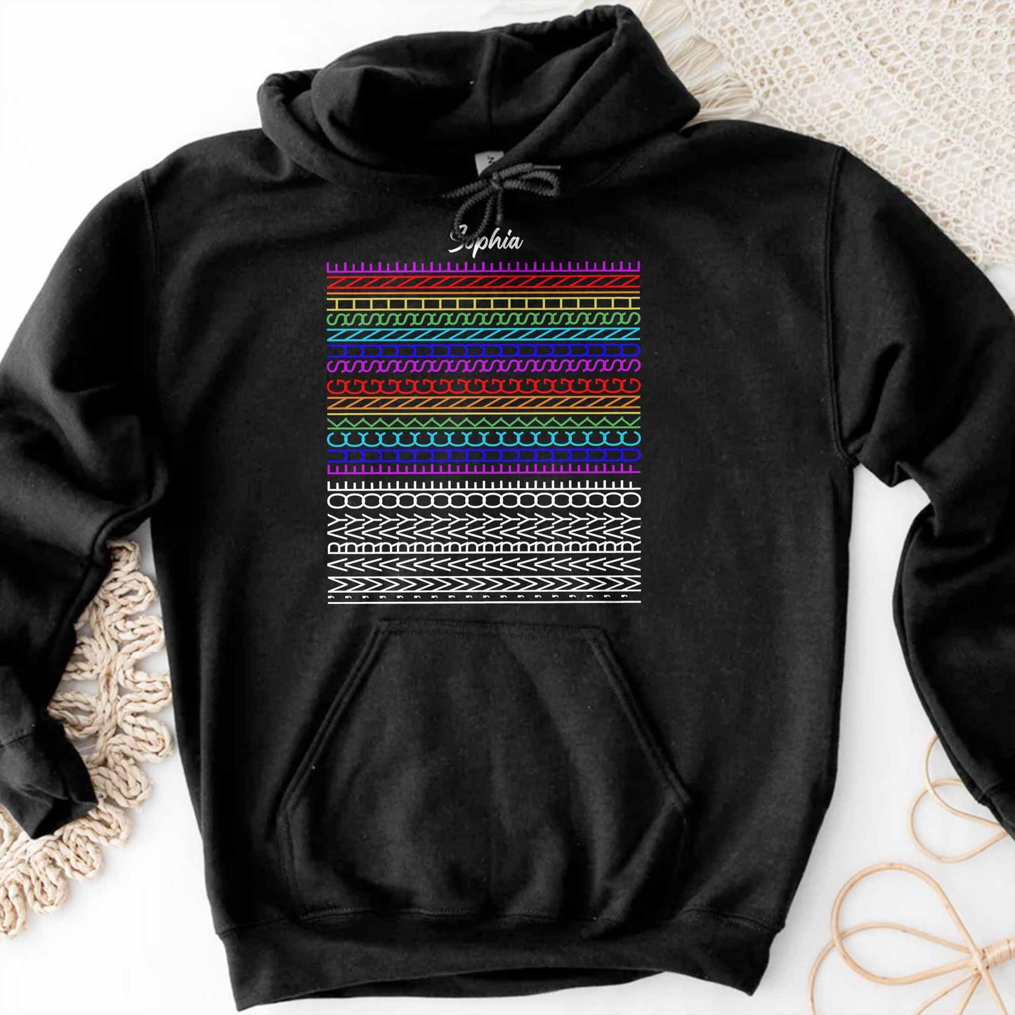 May Be Effing Sunshine Colorful Patterns Tee