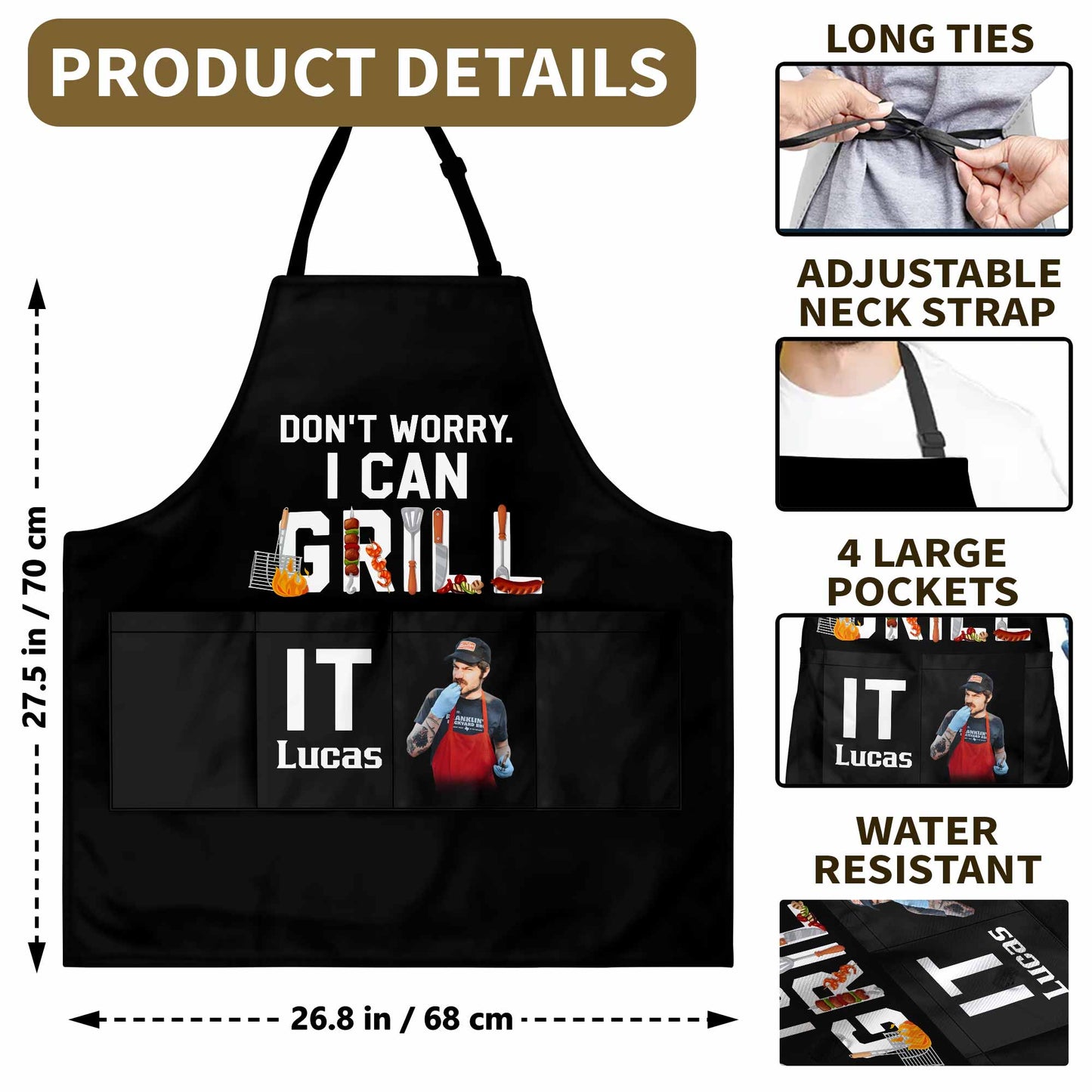 Don't Worry I Can Grill It, Featuring BBQ Tools And Foods